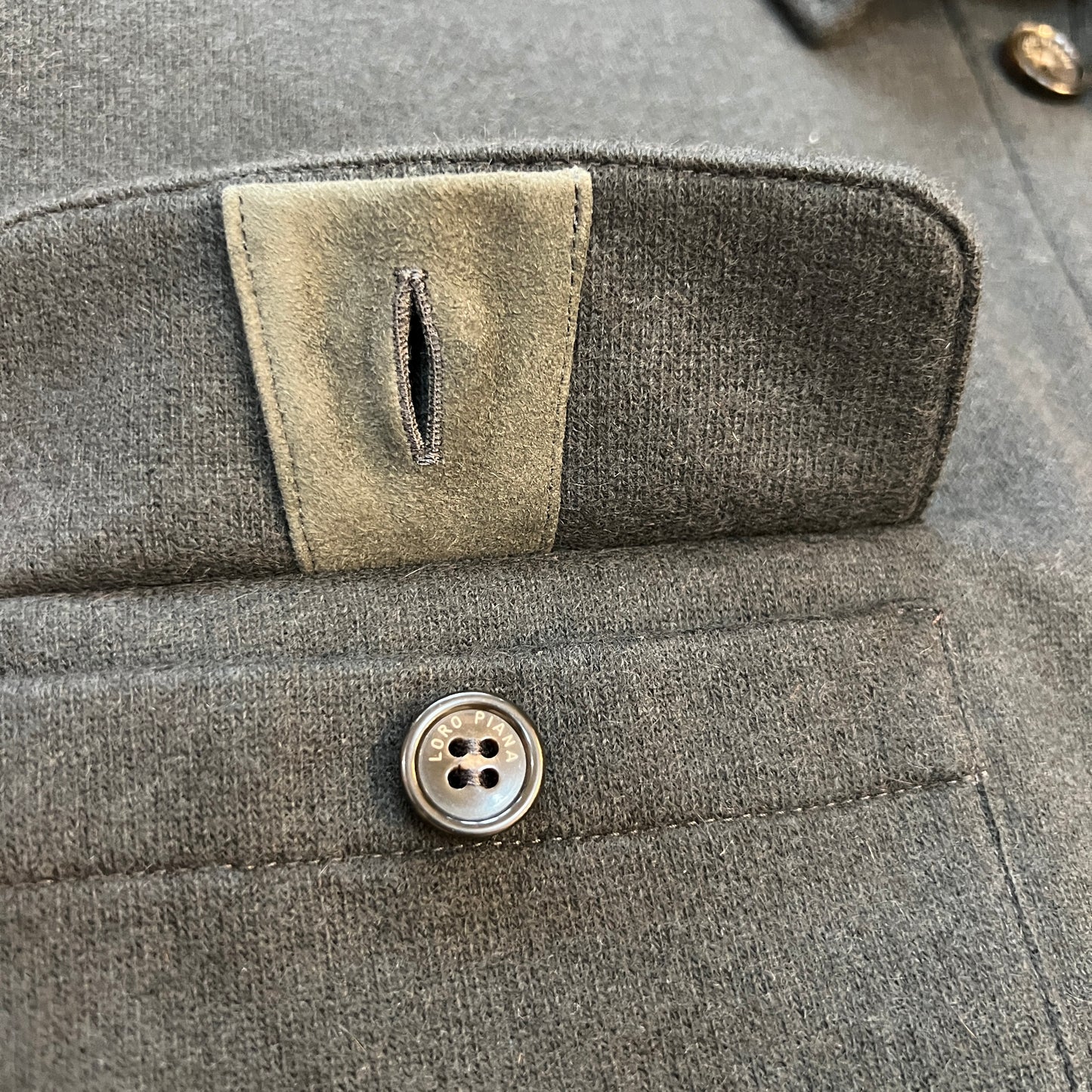 Loro Piana Melange Cashmere Overshirt