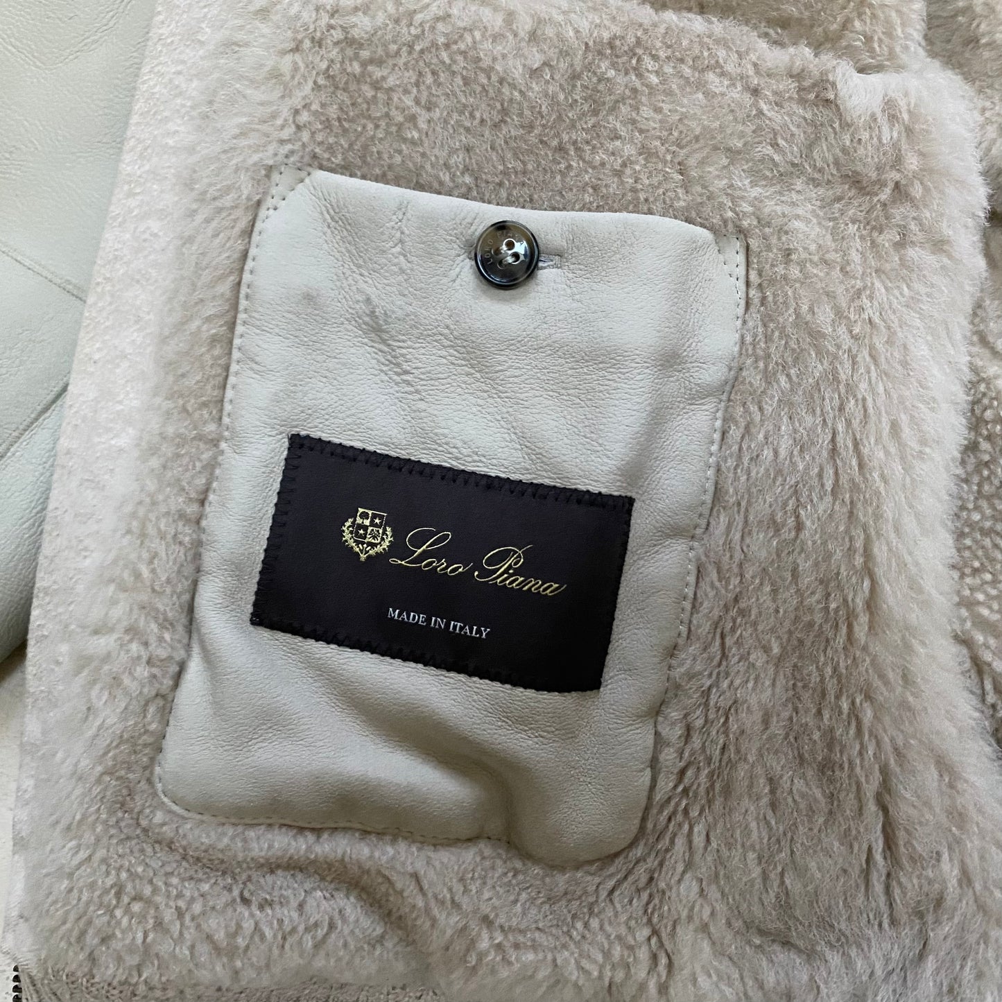 Loro Piana Shearling Hooded Jacket