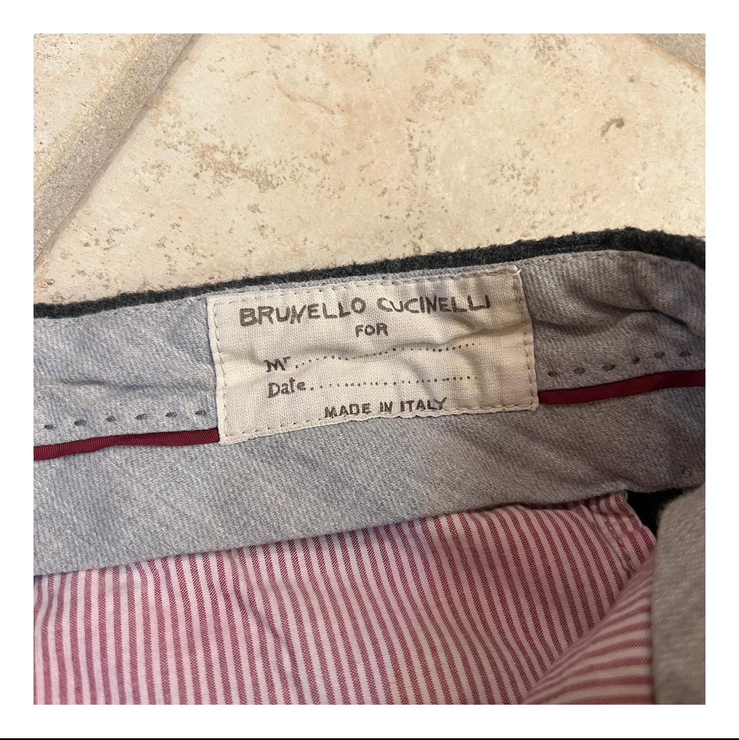 Brunello Cucinelli Wool Cargo Pants