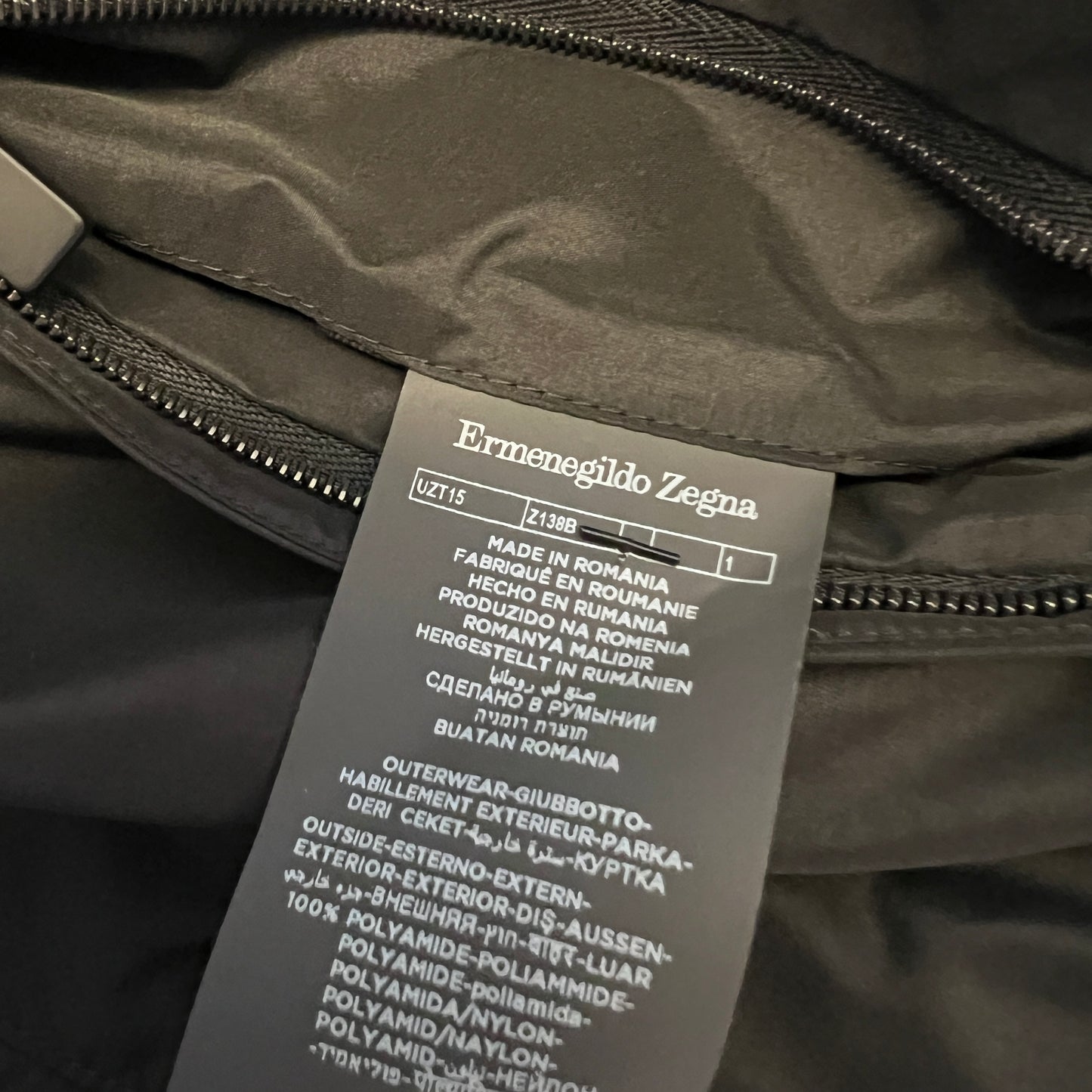 Zegna Reversible Technical Jacket