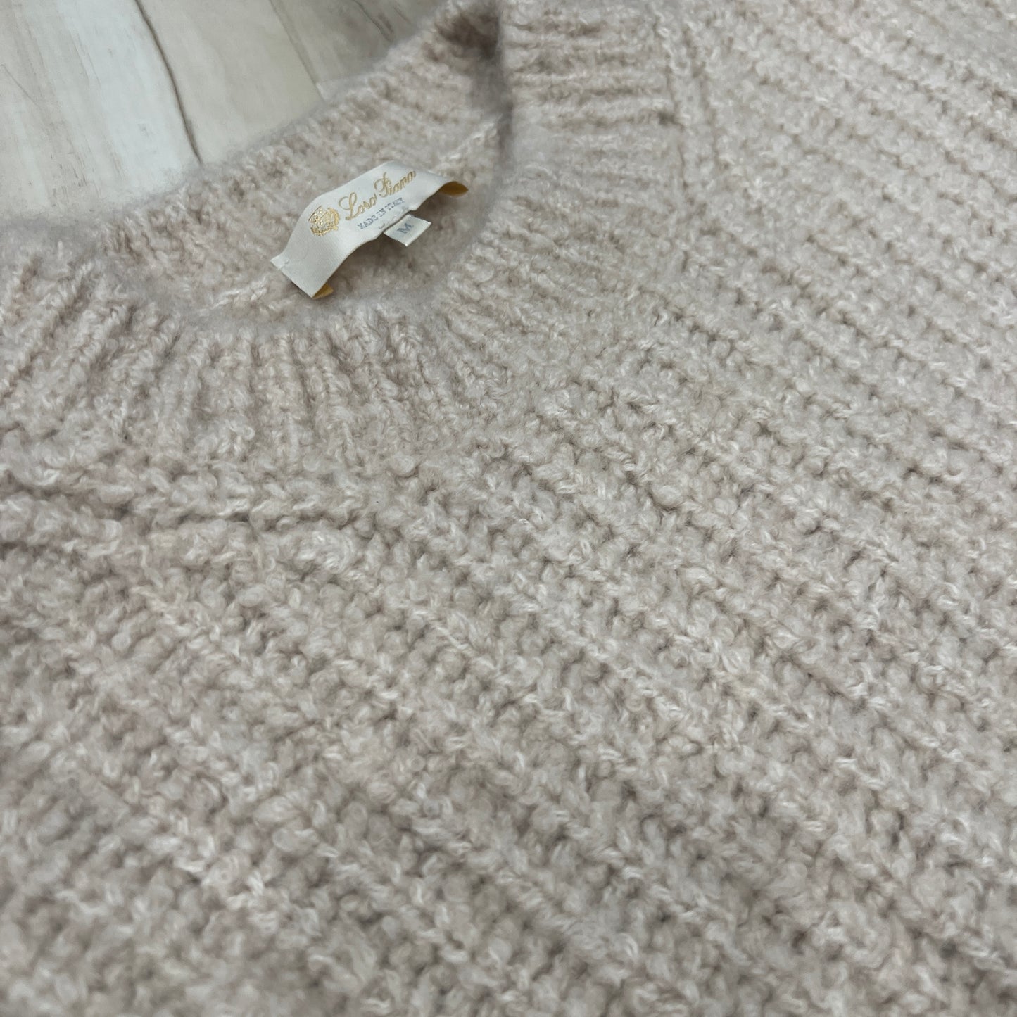 Loro Piana Cocooning AirCash Crewneck Sweater