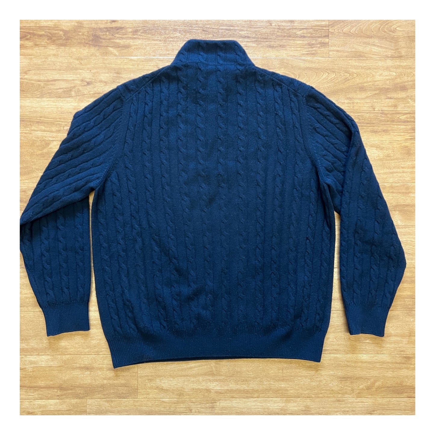 Loro Piana 100% Baby Cashmere 1/4 Zip Sweater