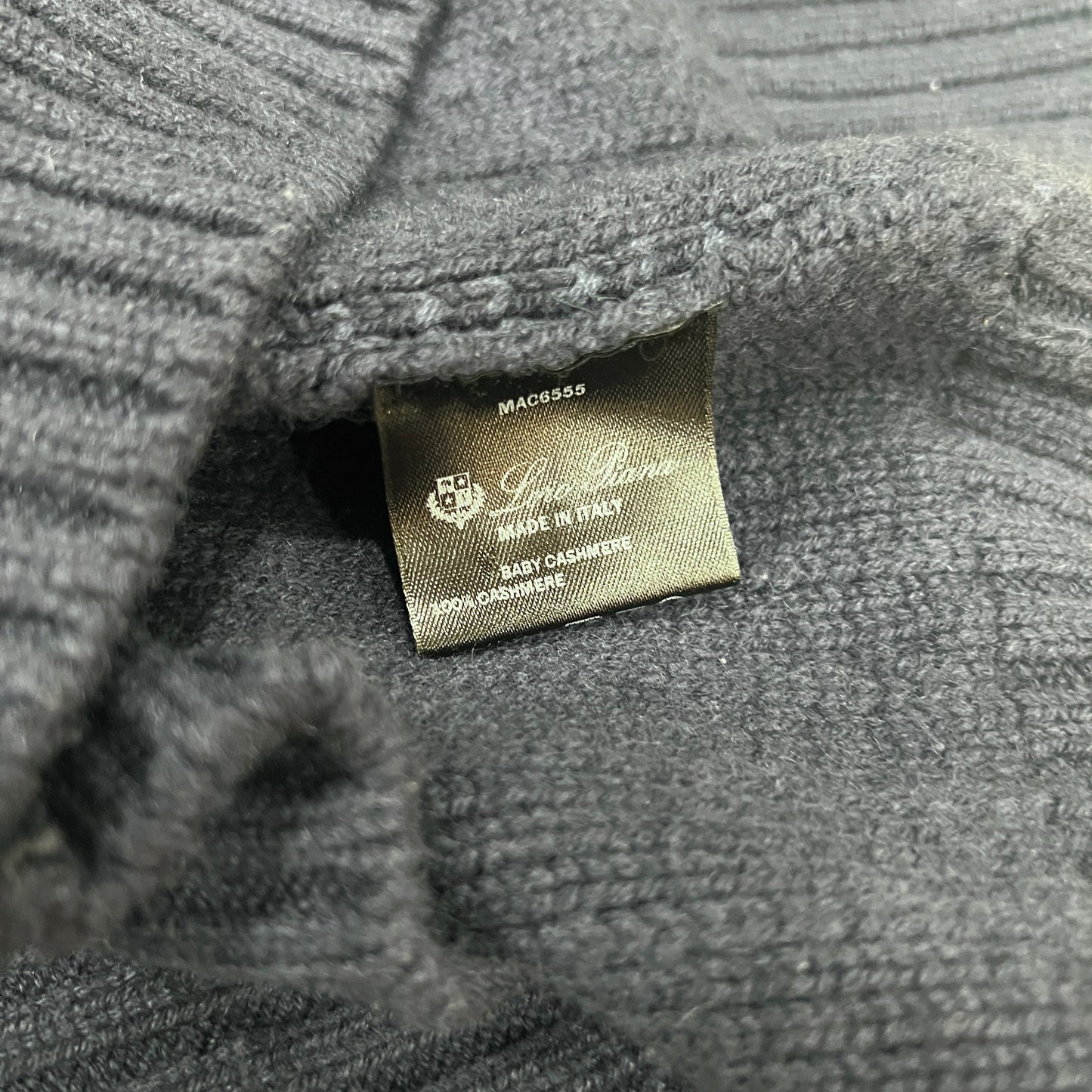 Loro Piana Baby Cashmere Shawl Neck Sweater