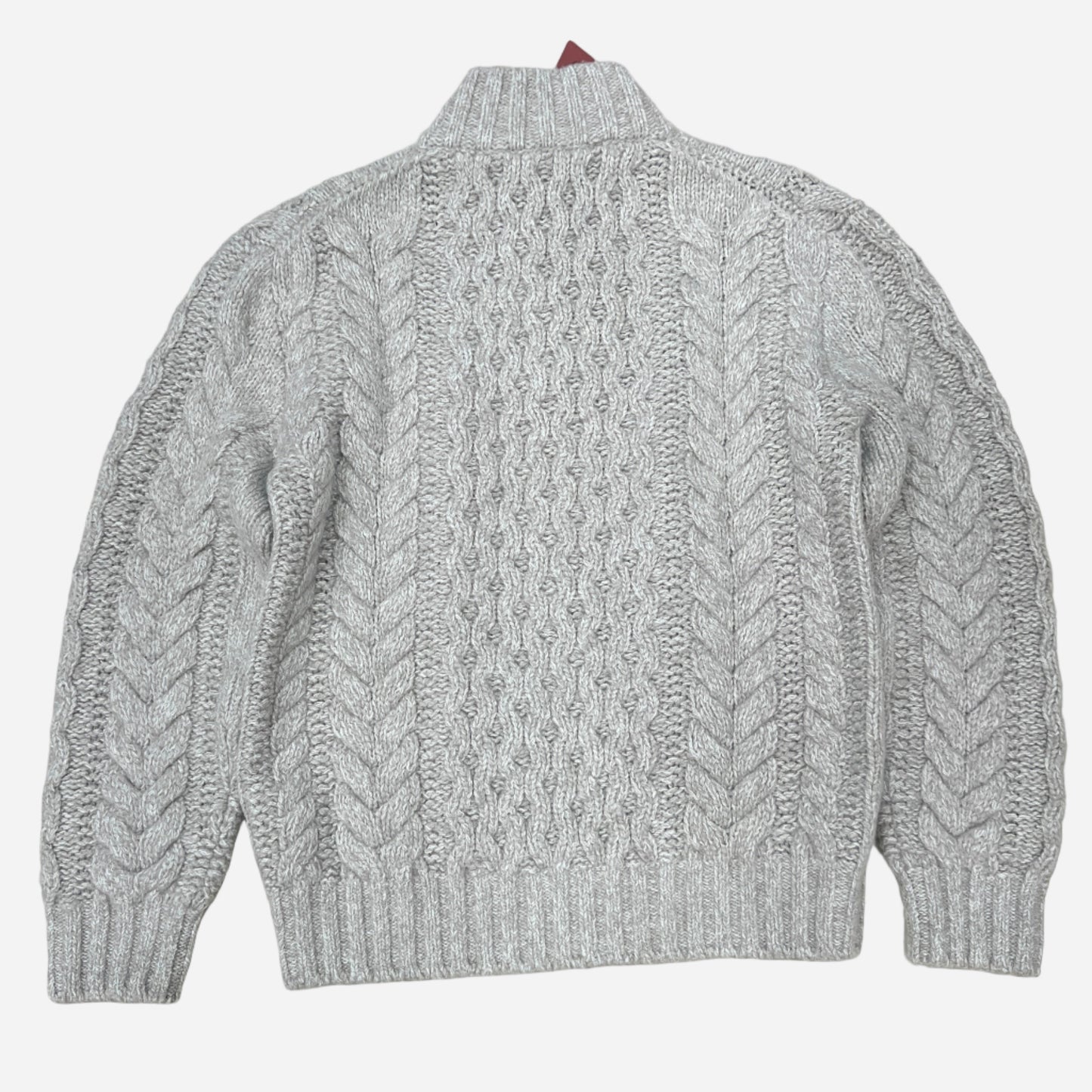 Loro Piana Valduggia Cable Knit 1/4 Zip Cashmere Sweater