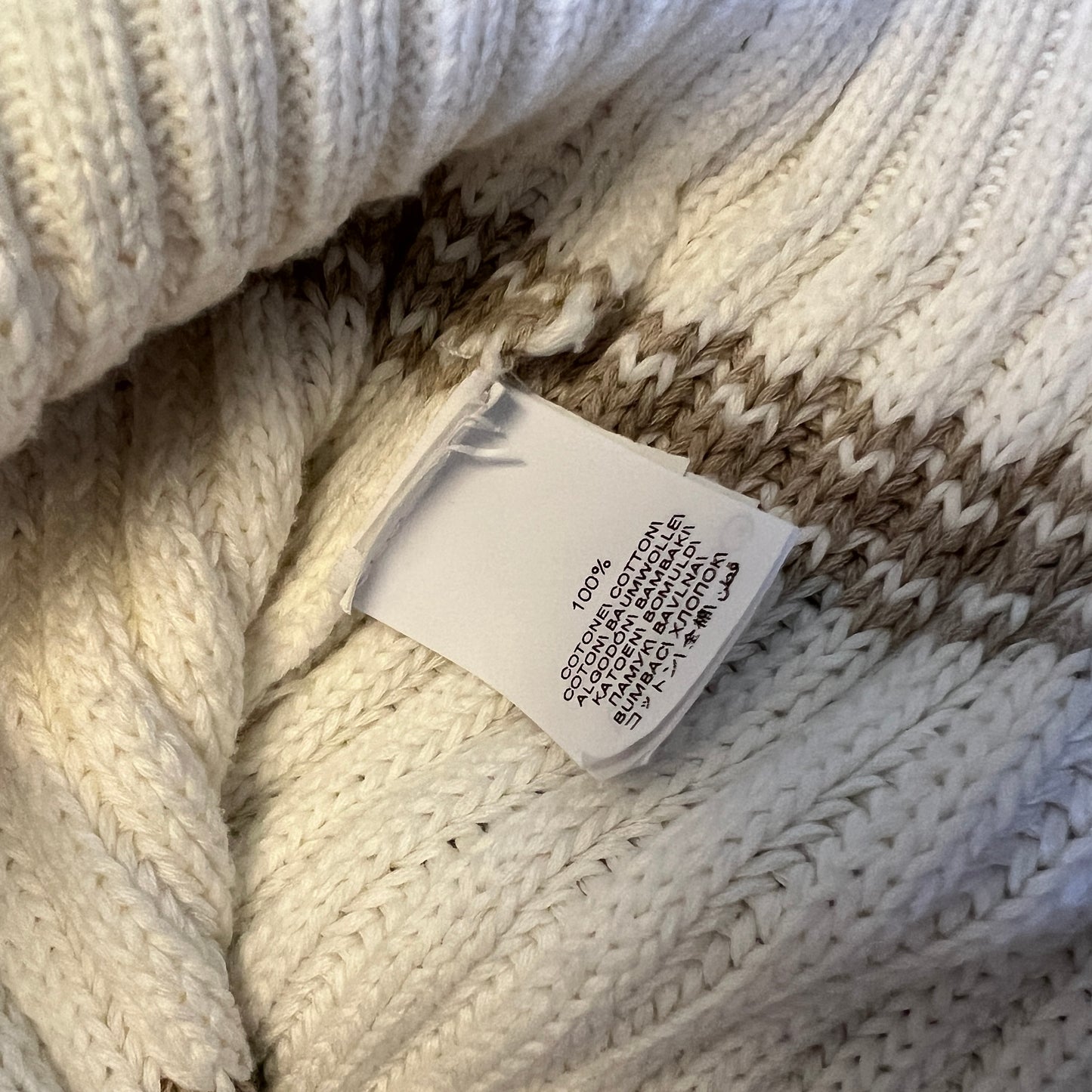 Brunello Cucinelli Striped Crewneck Sweater