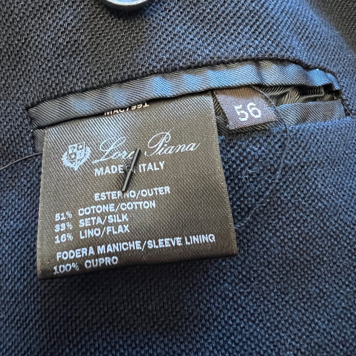 Loro Piana Knit Blazer Jacket