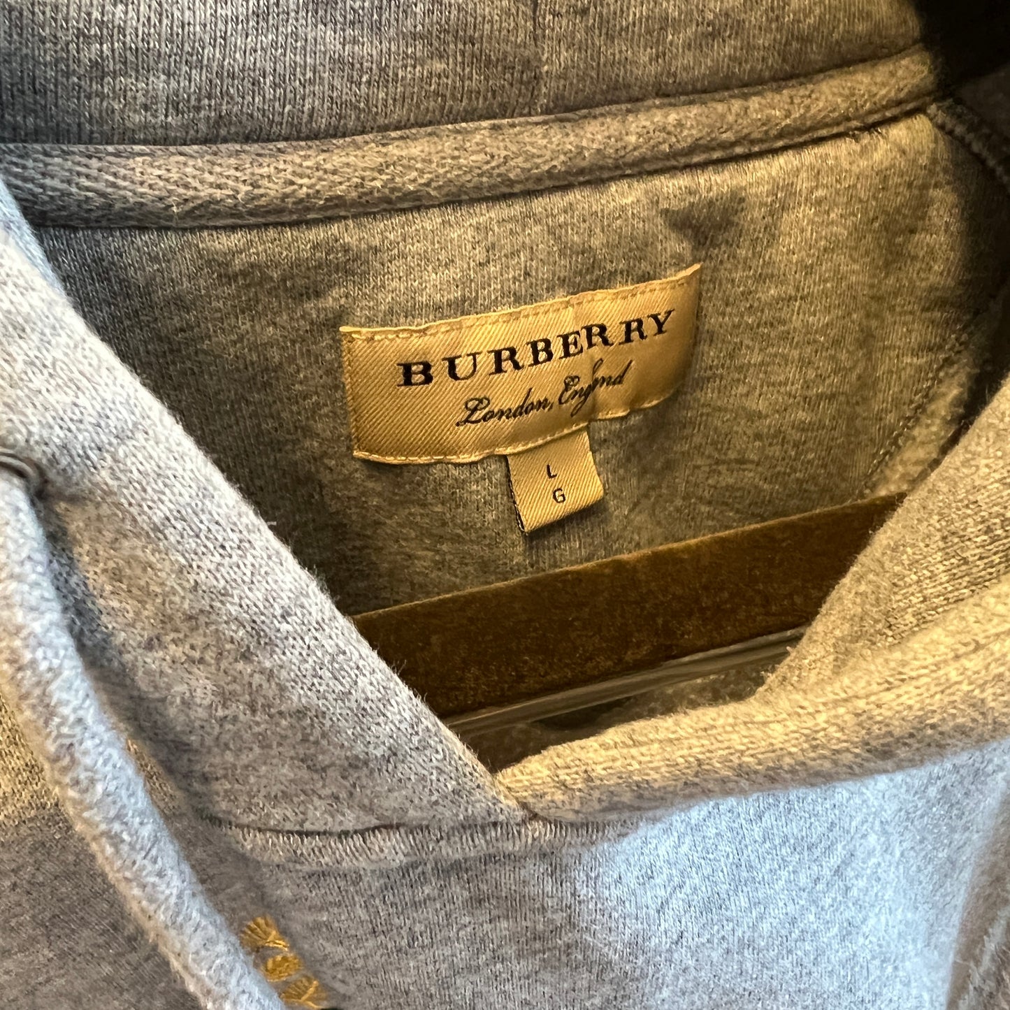 Burberry Embroidered Crest Hoodie