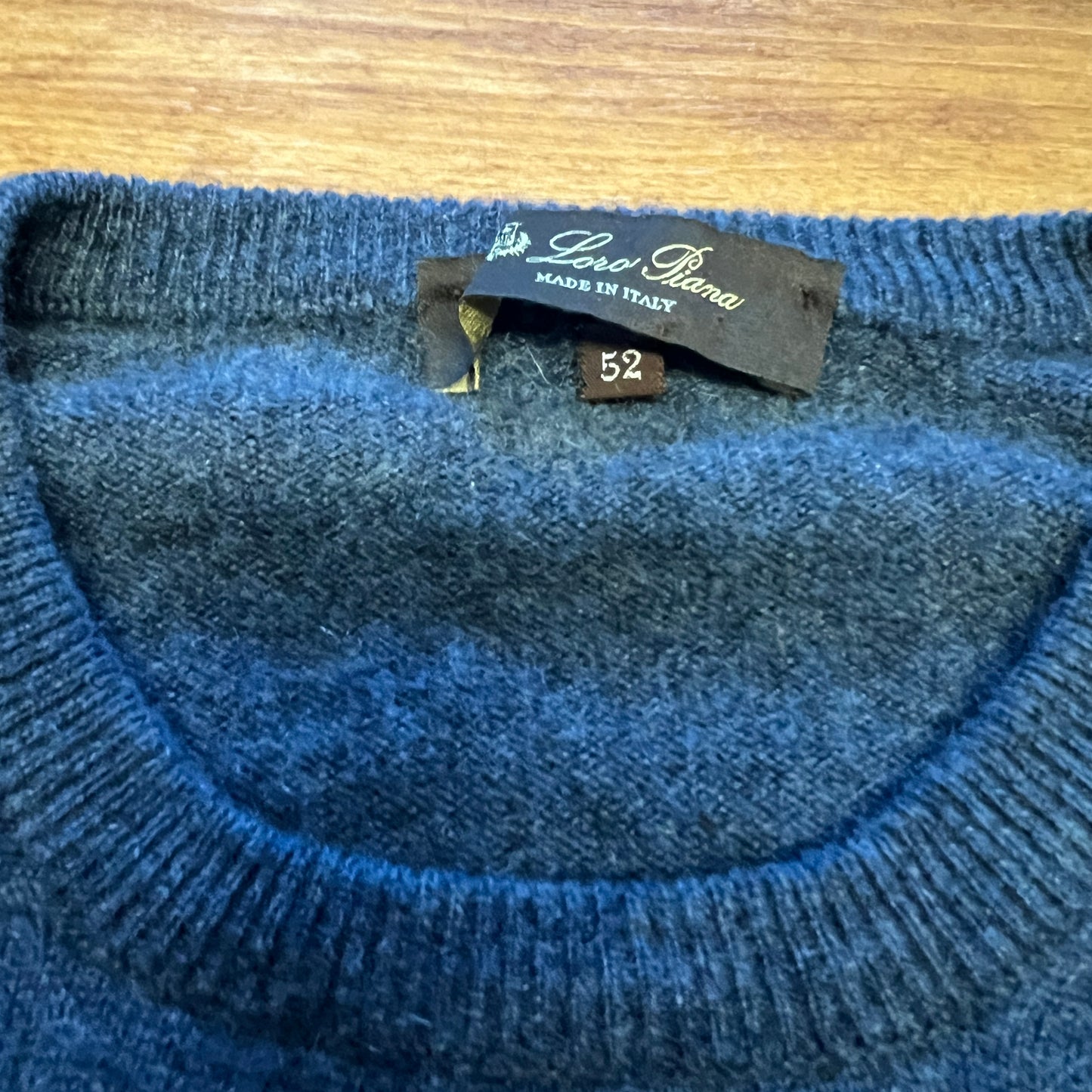Loro Piana Thick Cashmere Crewneck Sweater