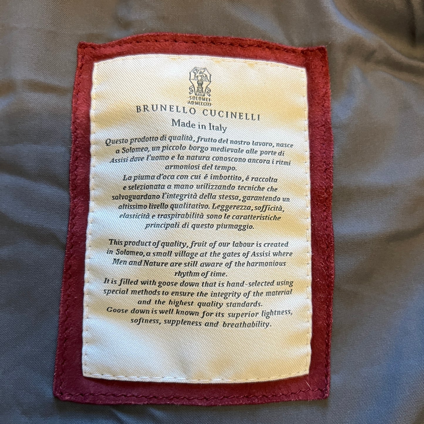 Brunello Cucinelli Suede Puffer Vest