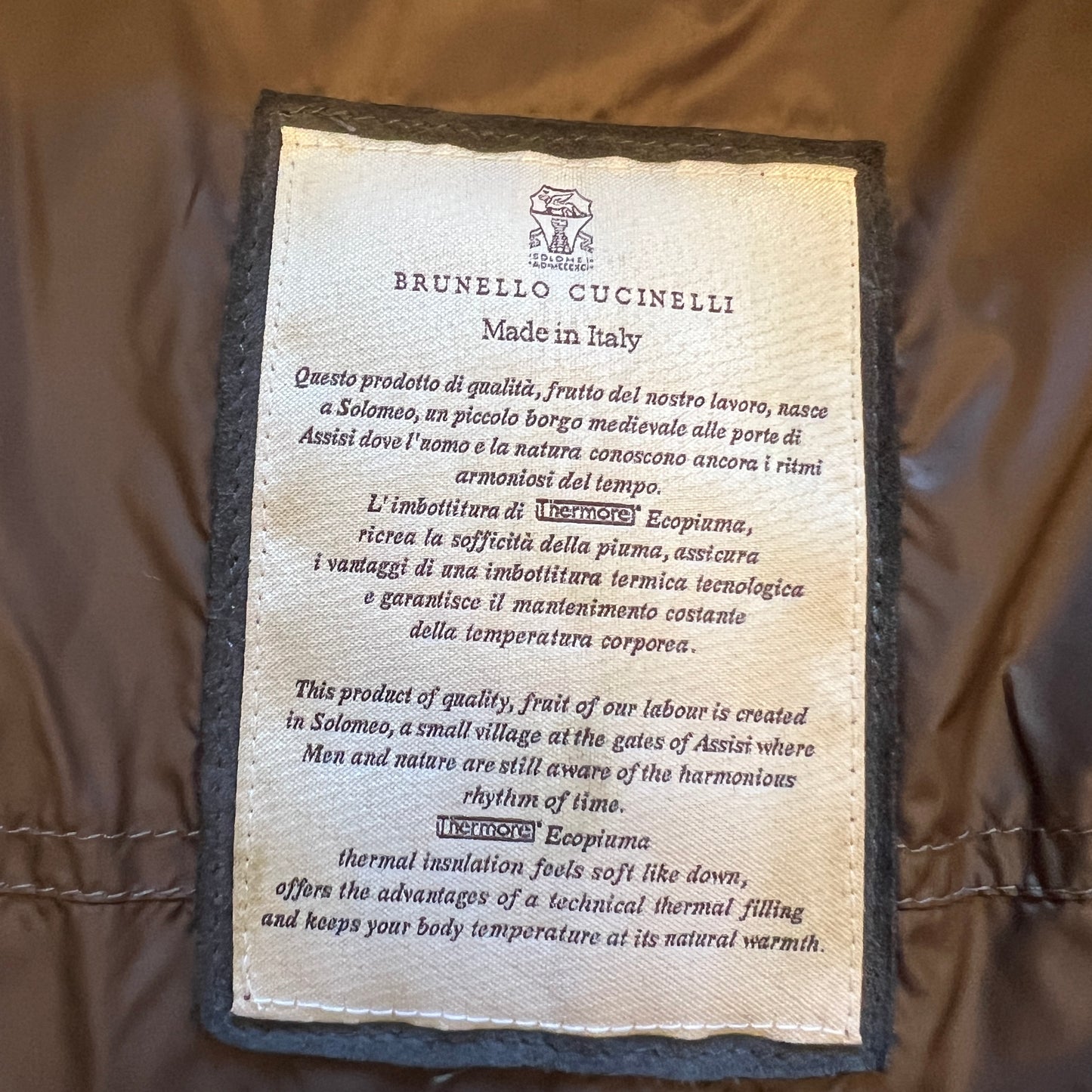 Brunello Cucinelli Suede Quilted Overshirt Jacket