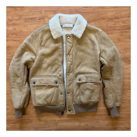 Brunello Cucinelli Shearling Aviator Jacket for Bergdorf Goodman