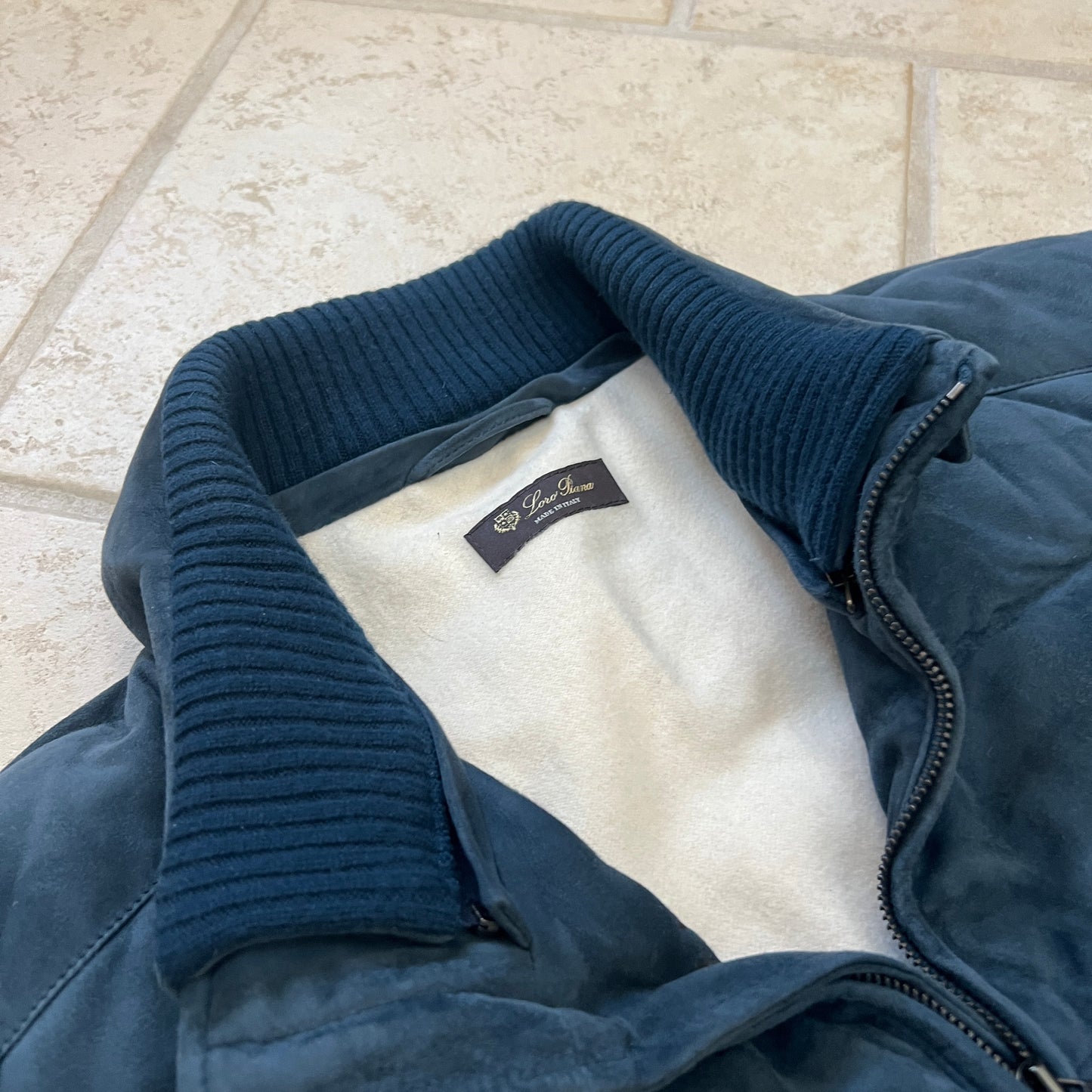 Loro Piana Suede Padded Vest