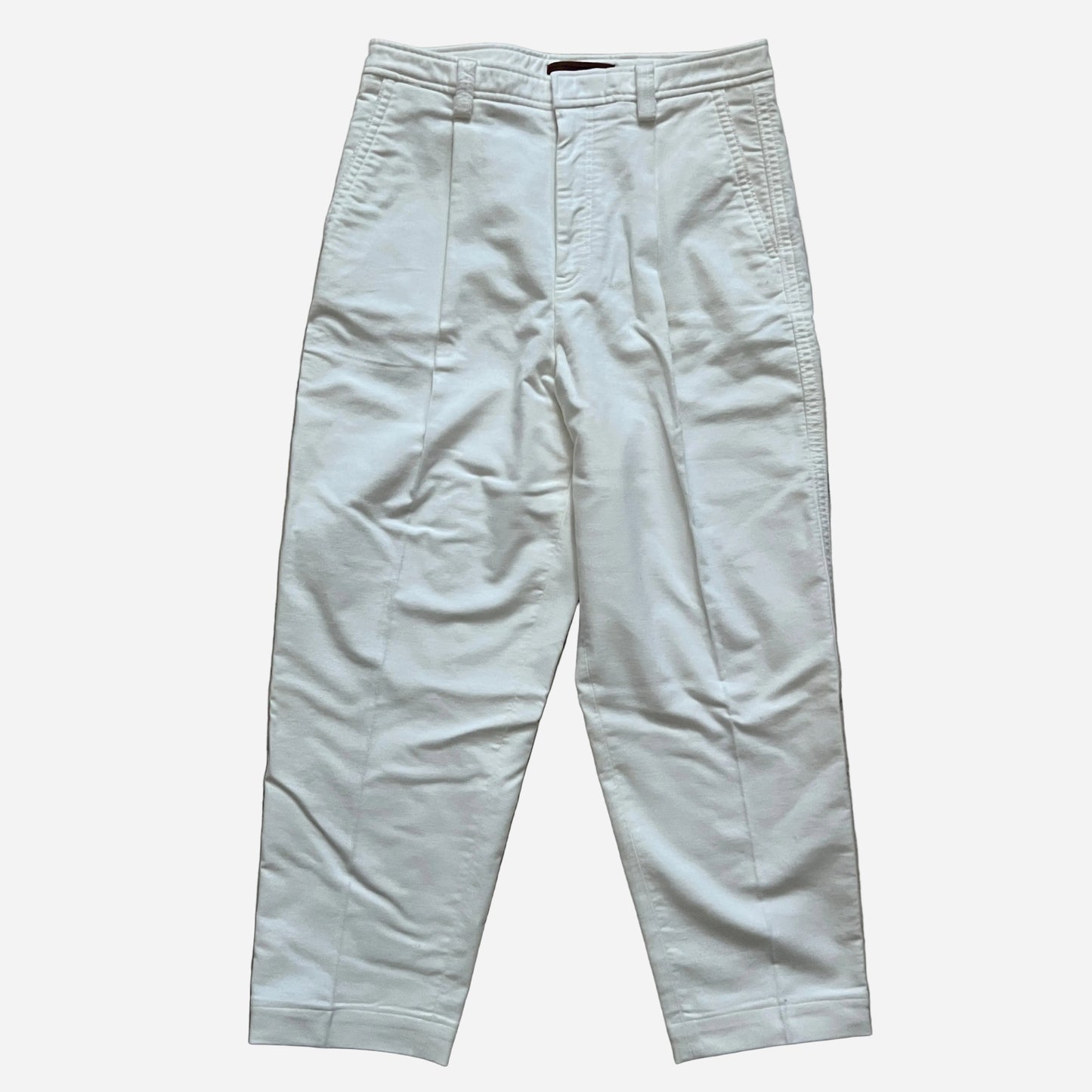 Zegna Pleated Cotton Trousers