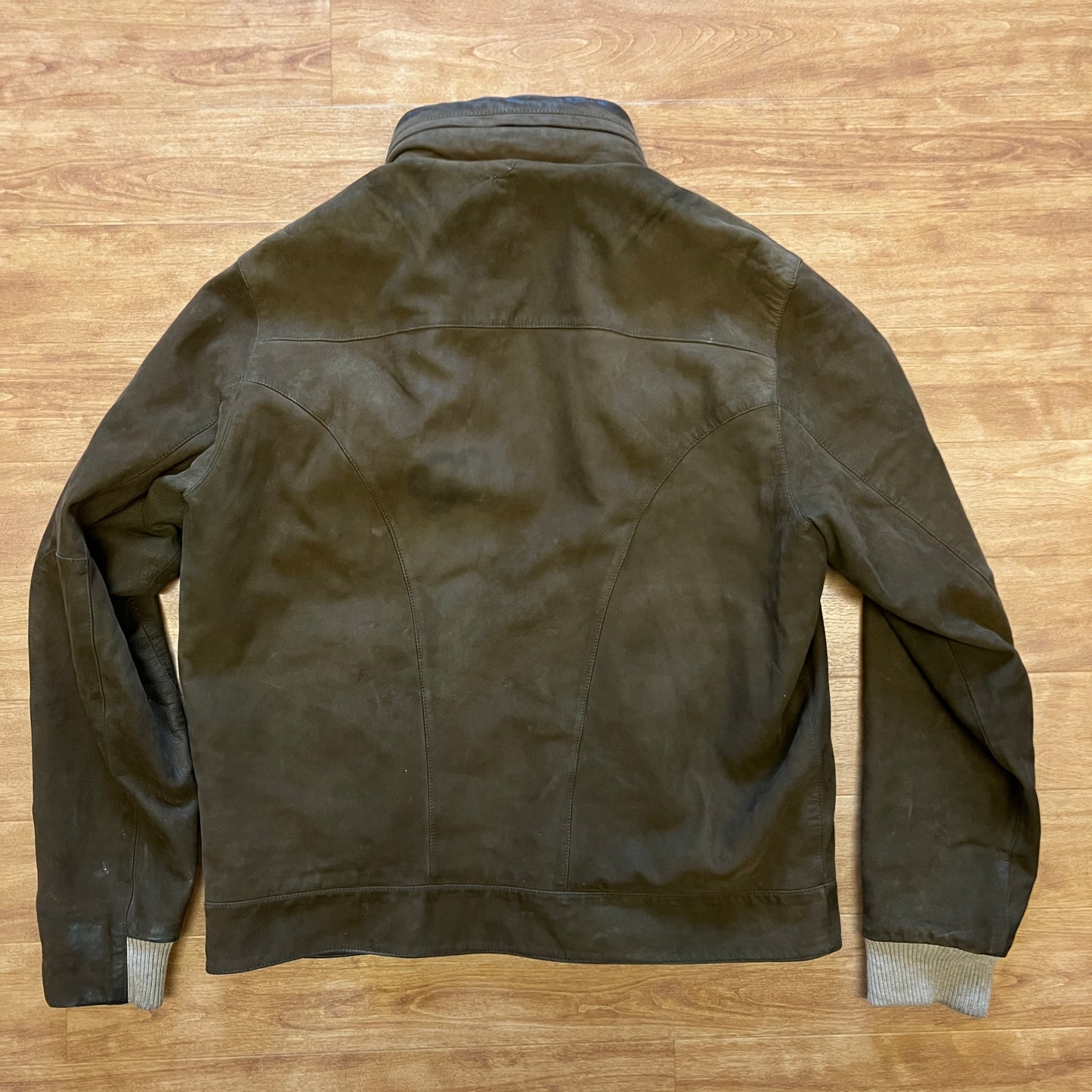 Loro Piana Suede Cashmere Bomber Jacket
