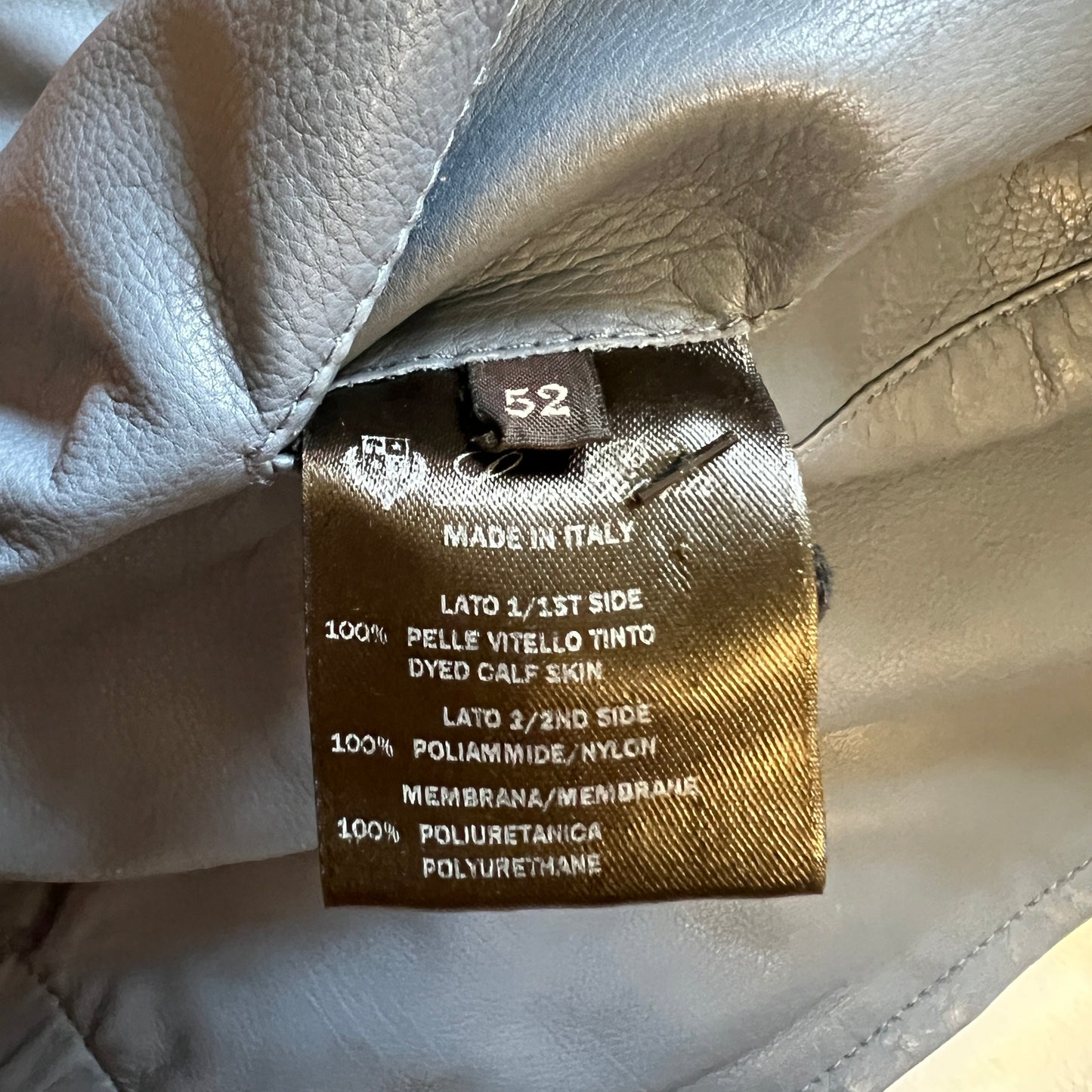 Loro Piana Calfskin Leather Windmate Bomber