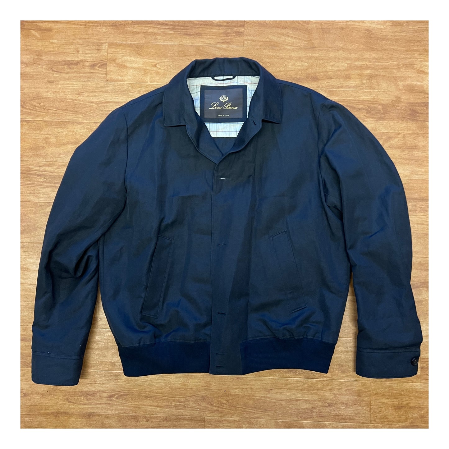 Loro Piana Andre Linen Bomber Jacket