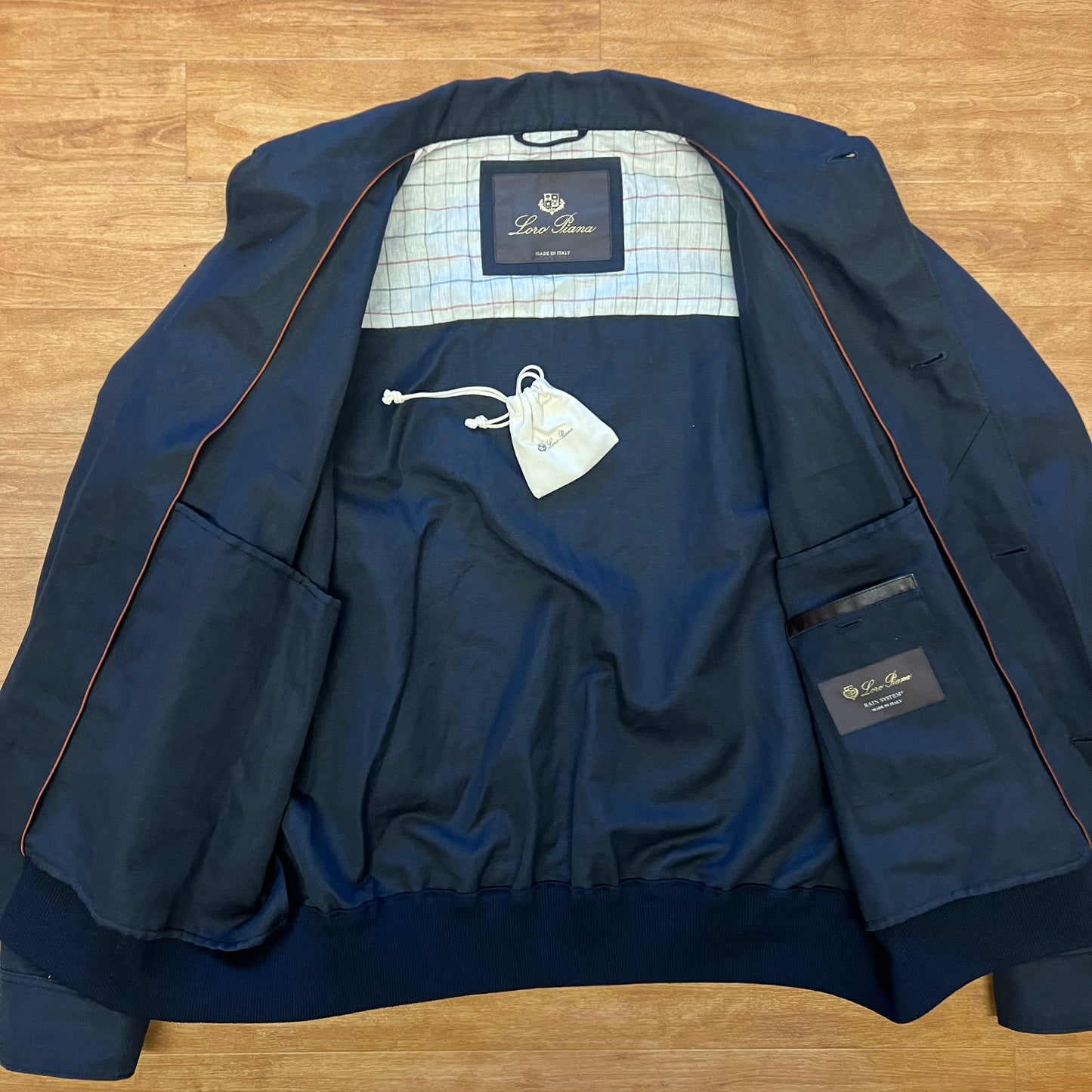 Loro Piana Andre Linen Bomber Jacket
