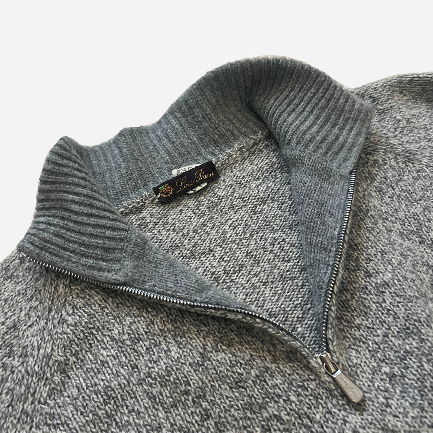 Loro Piana Cashmere Knit 1/4 Zip Sweater