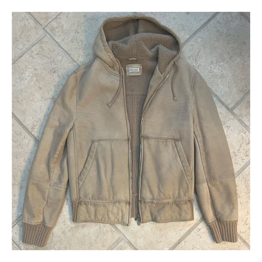 Brunello Cucinelli Shearling Hooded Jacket