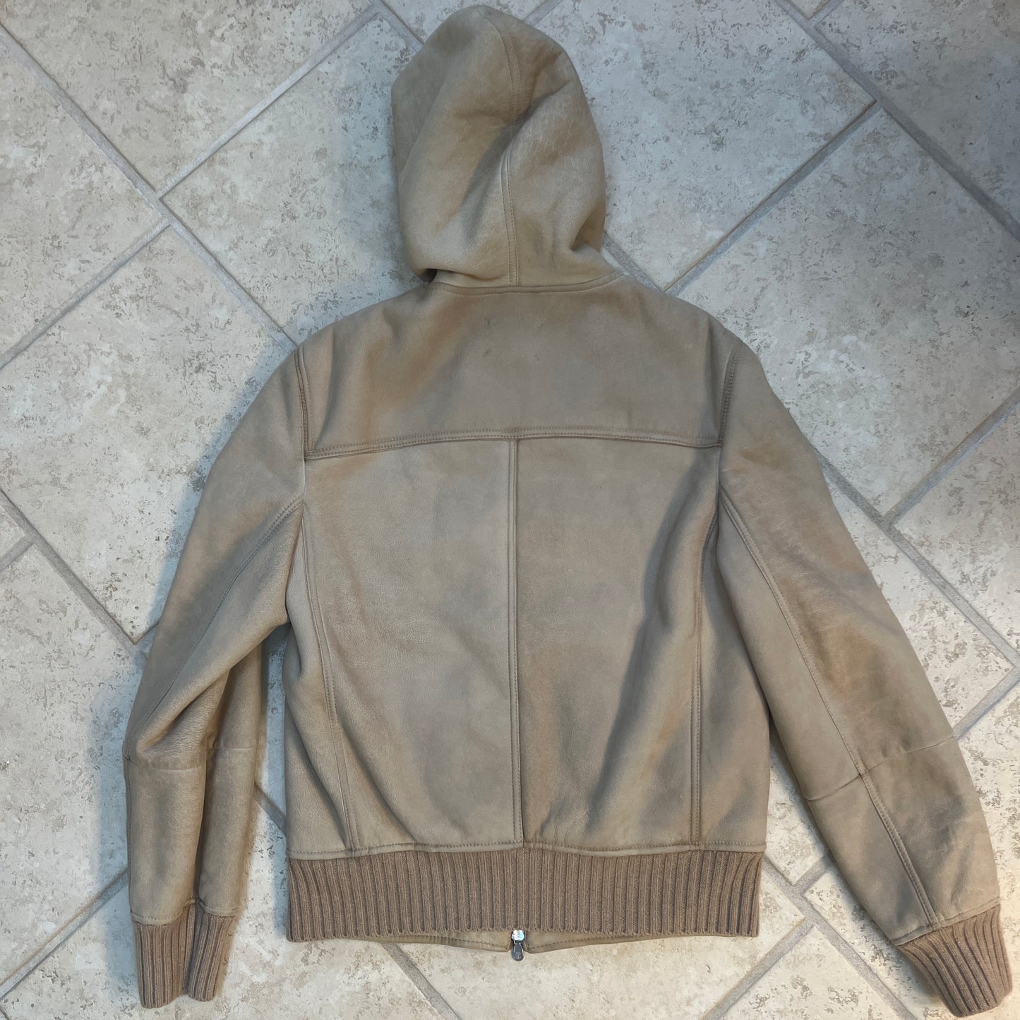 Brunello Cucinelli Shearling Hooded Jacket