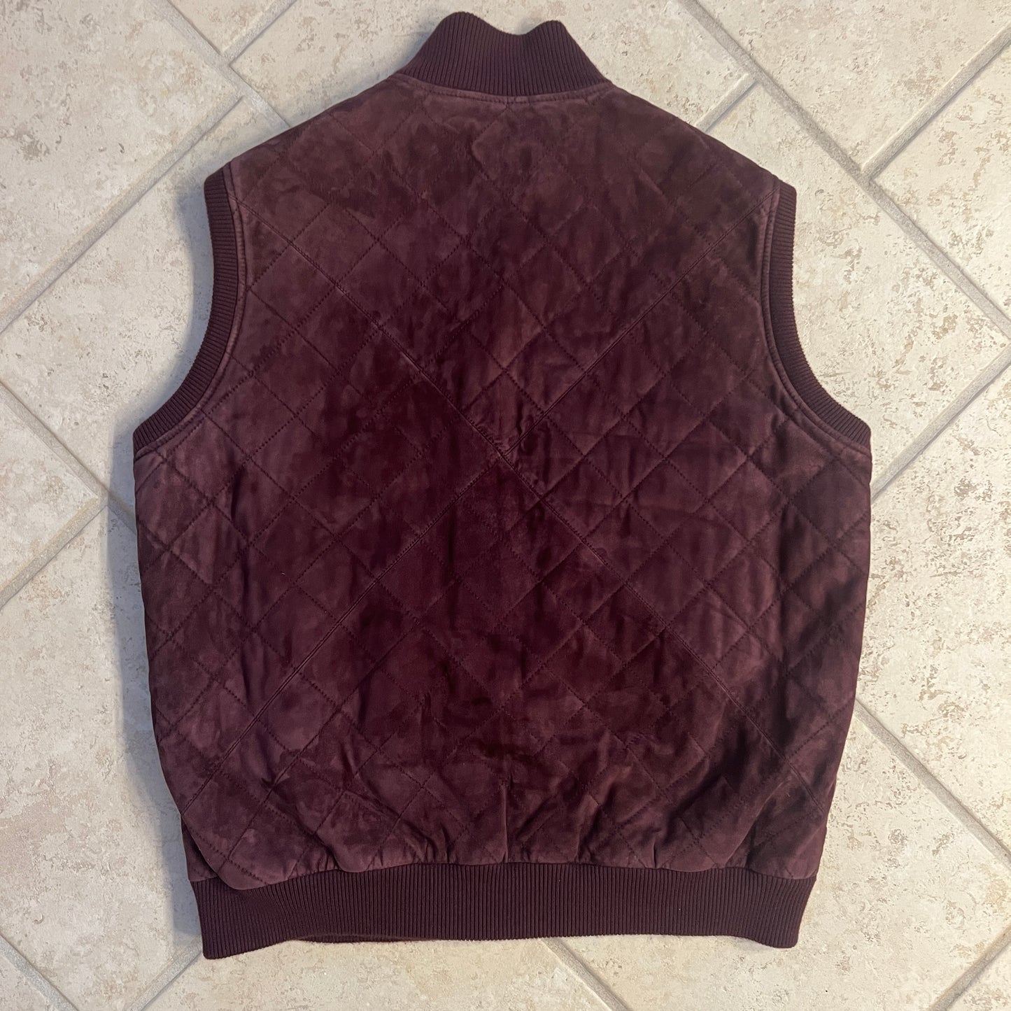 Loro Piana Suede Carry Gilet Vest