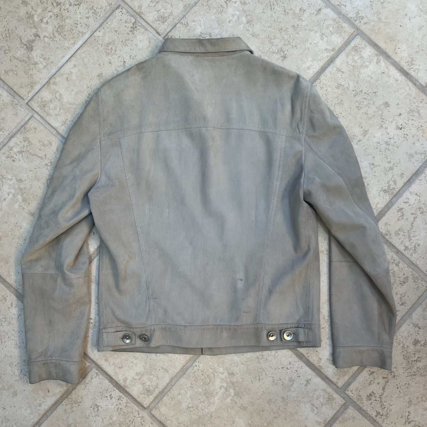 Brunello Cucinelli Suede Trucker Jacket