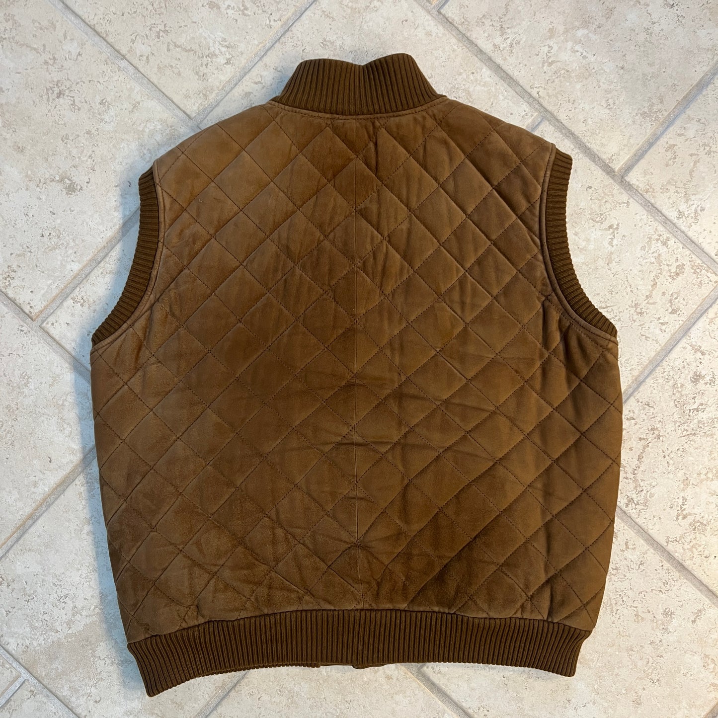 Loro Piana Suede Carry Gilet Vest