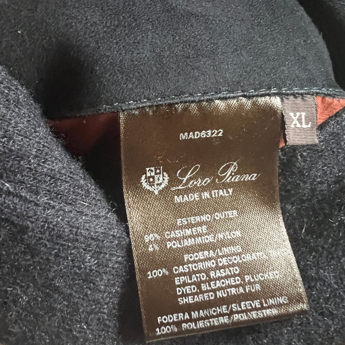 Loro Piana Castorino Fur Cashmere Bomber