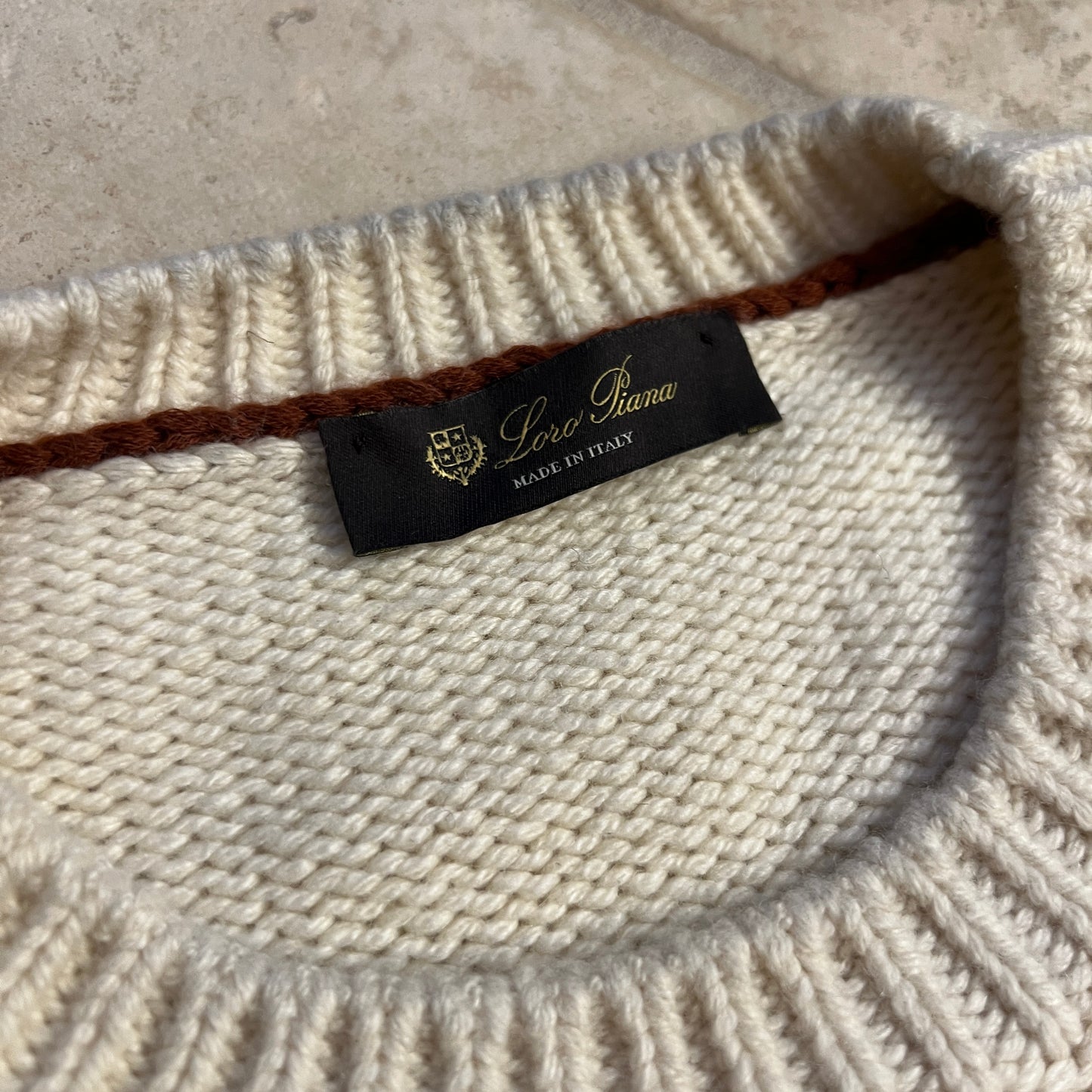 Loro Piana Cashmere Crewneck Sweater