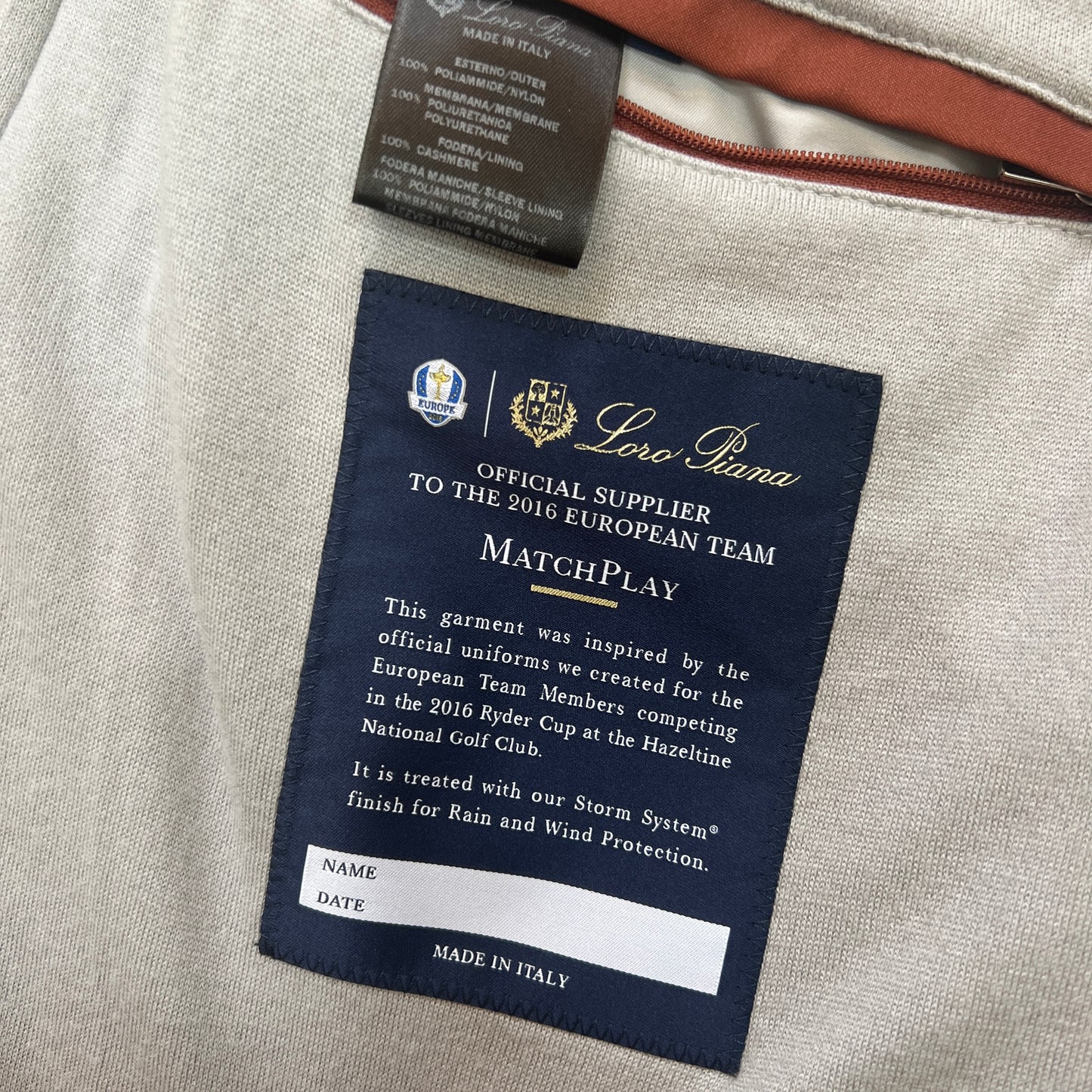 Loro Piana Cashmere Matchplay Jacket