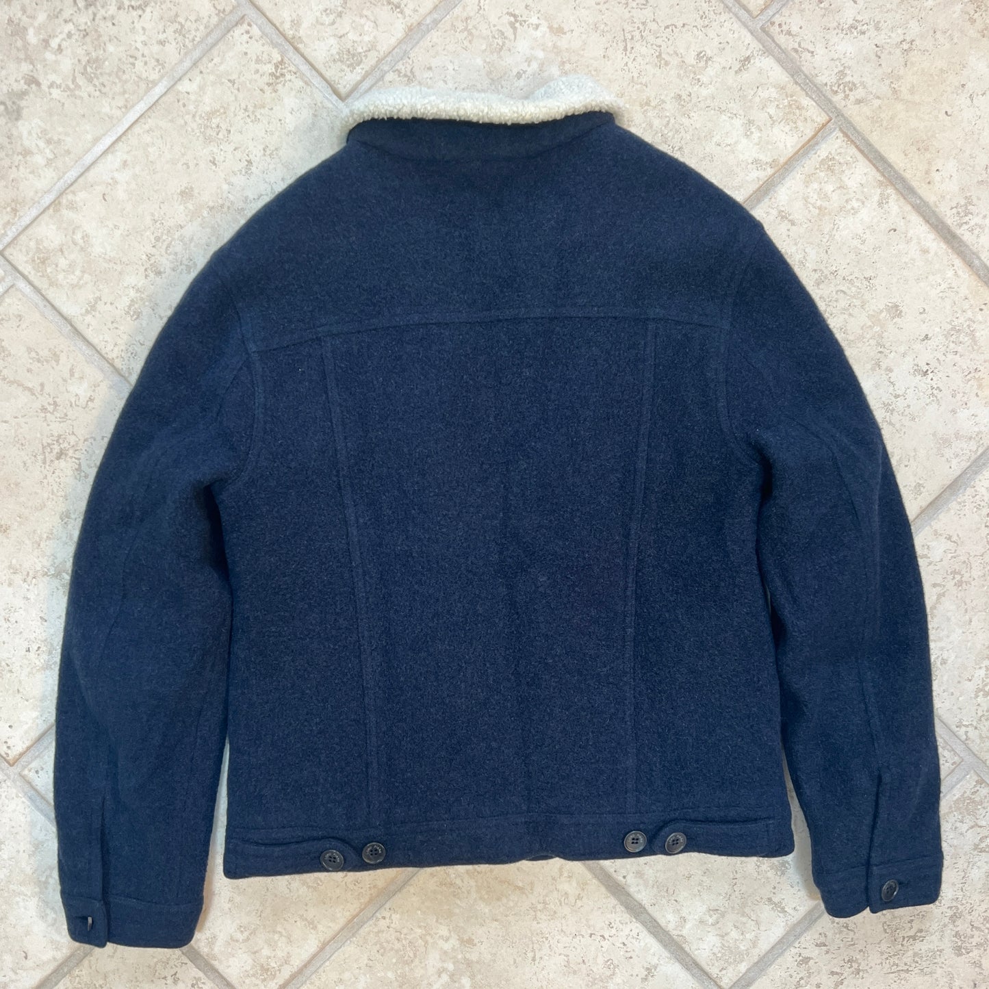 Loro Piana CashFur Fleece Trucker Jacket