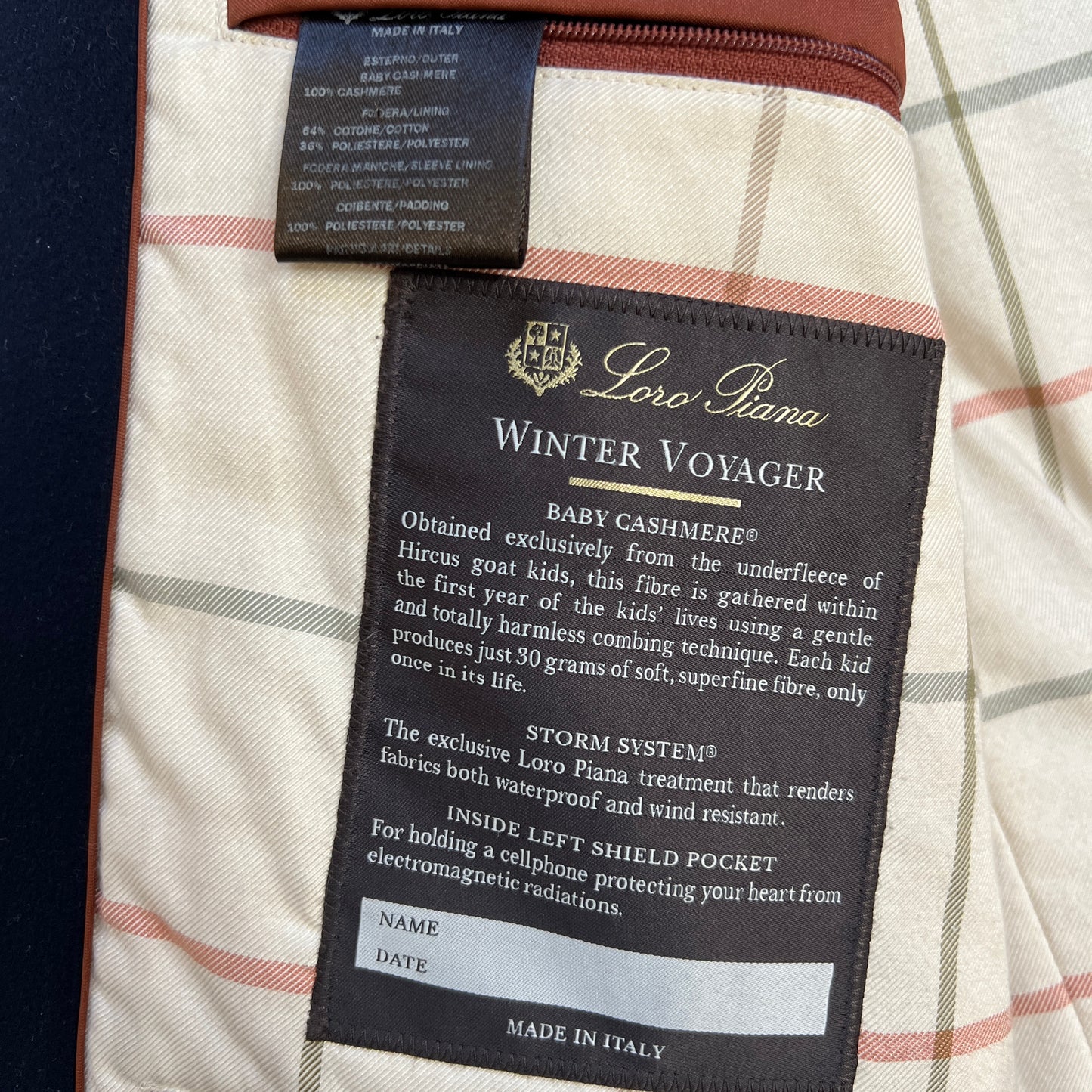 Loro Piana Winter Voyager Baby Cashmere Coat