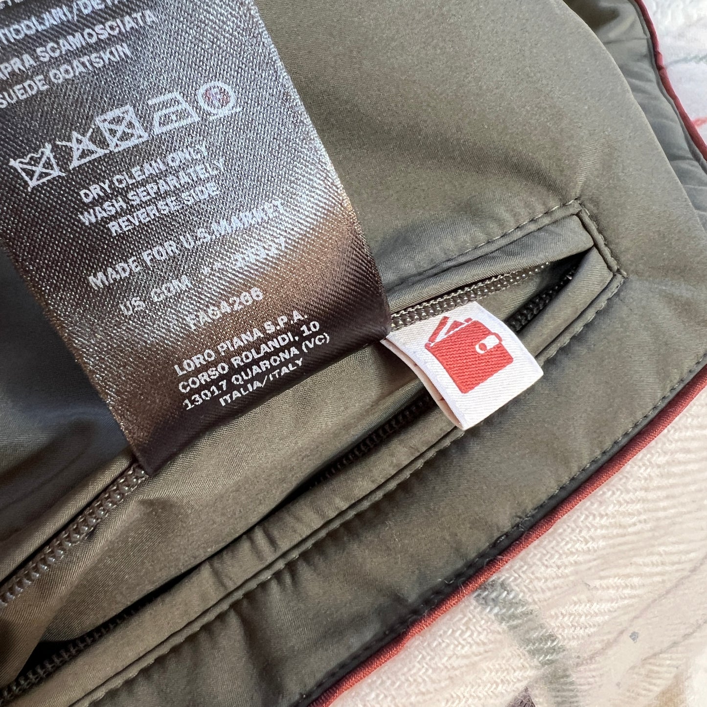 Loro Piana Cashmere Lined Storm System Parka