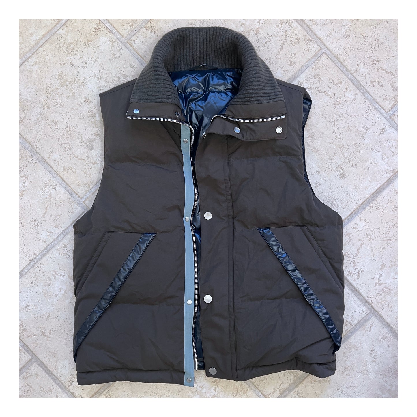 Hermes “Matelasse” Padded Gilet Vest