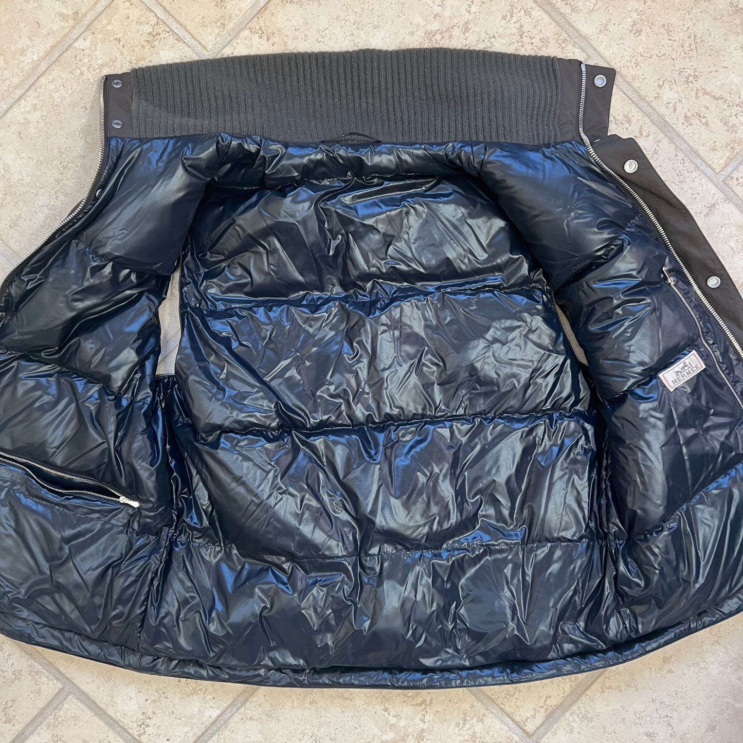 Hermes “Matelasse” Padded Gilet Vest