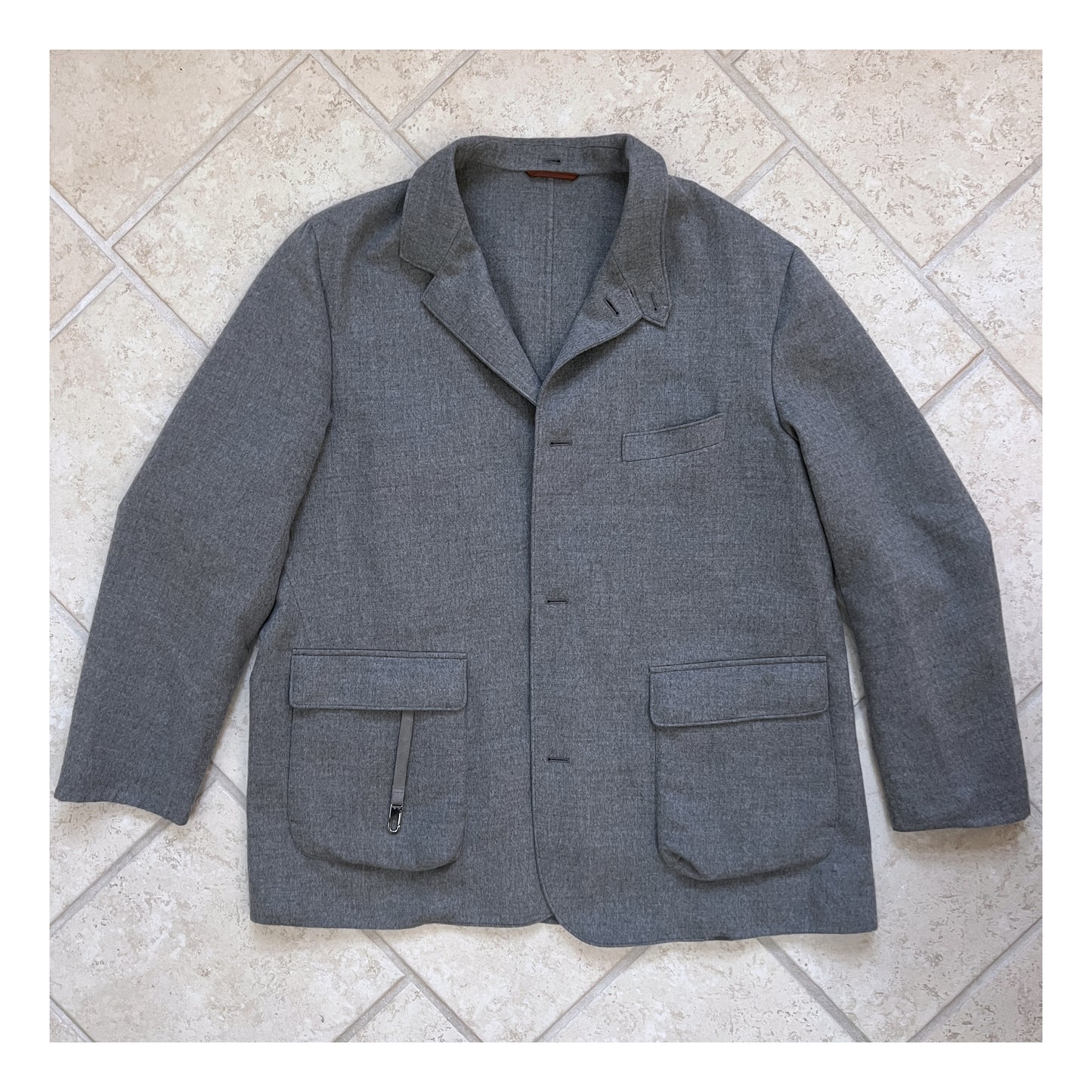 Loro Piana Cashmere Jersey Roadster Coat
