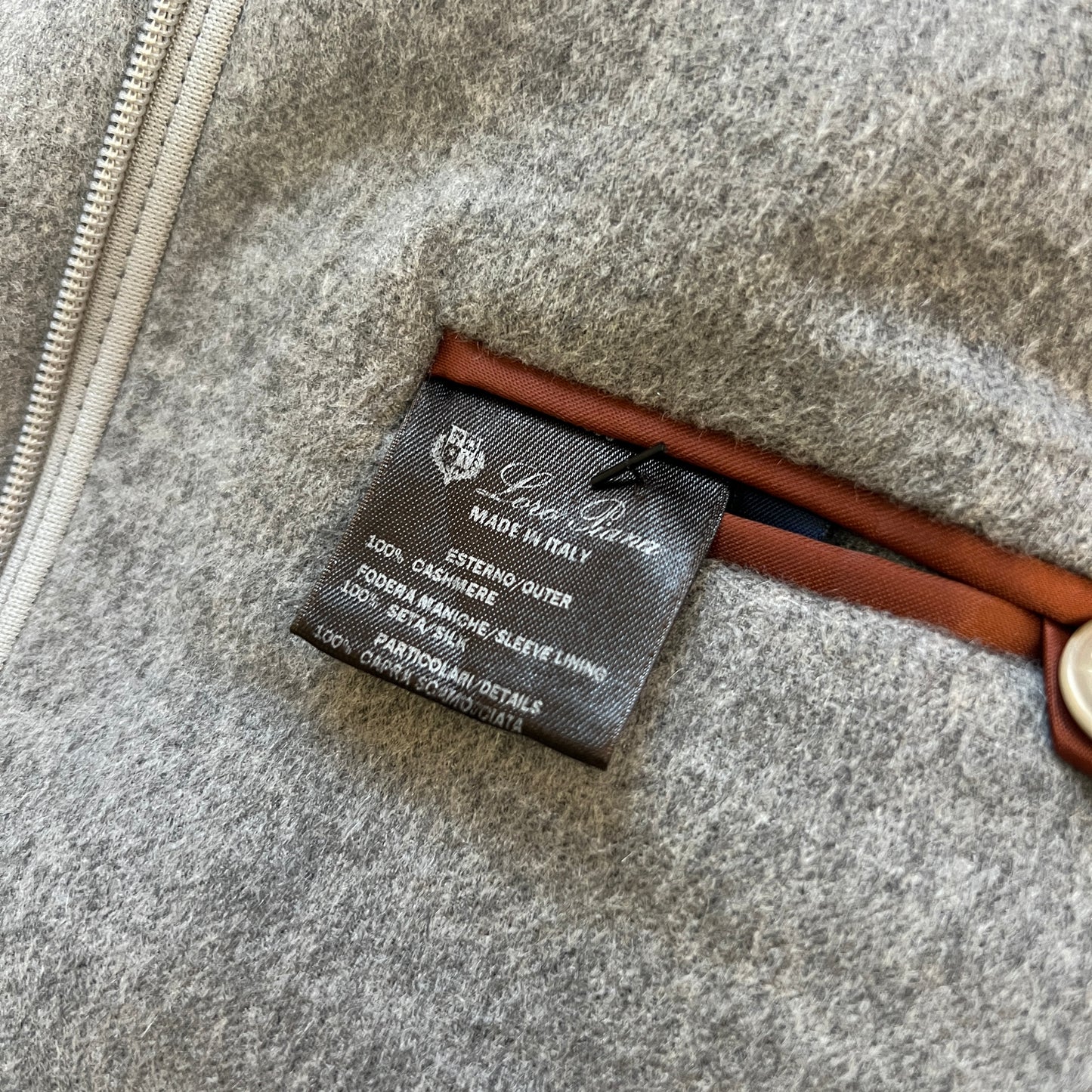 Loro Piana Cashmere Jersey Roadster Coat