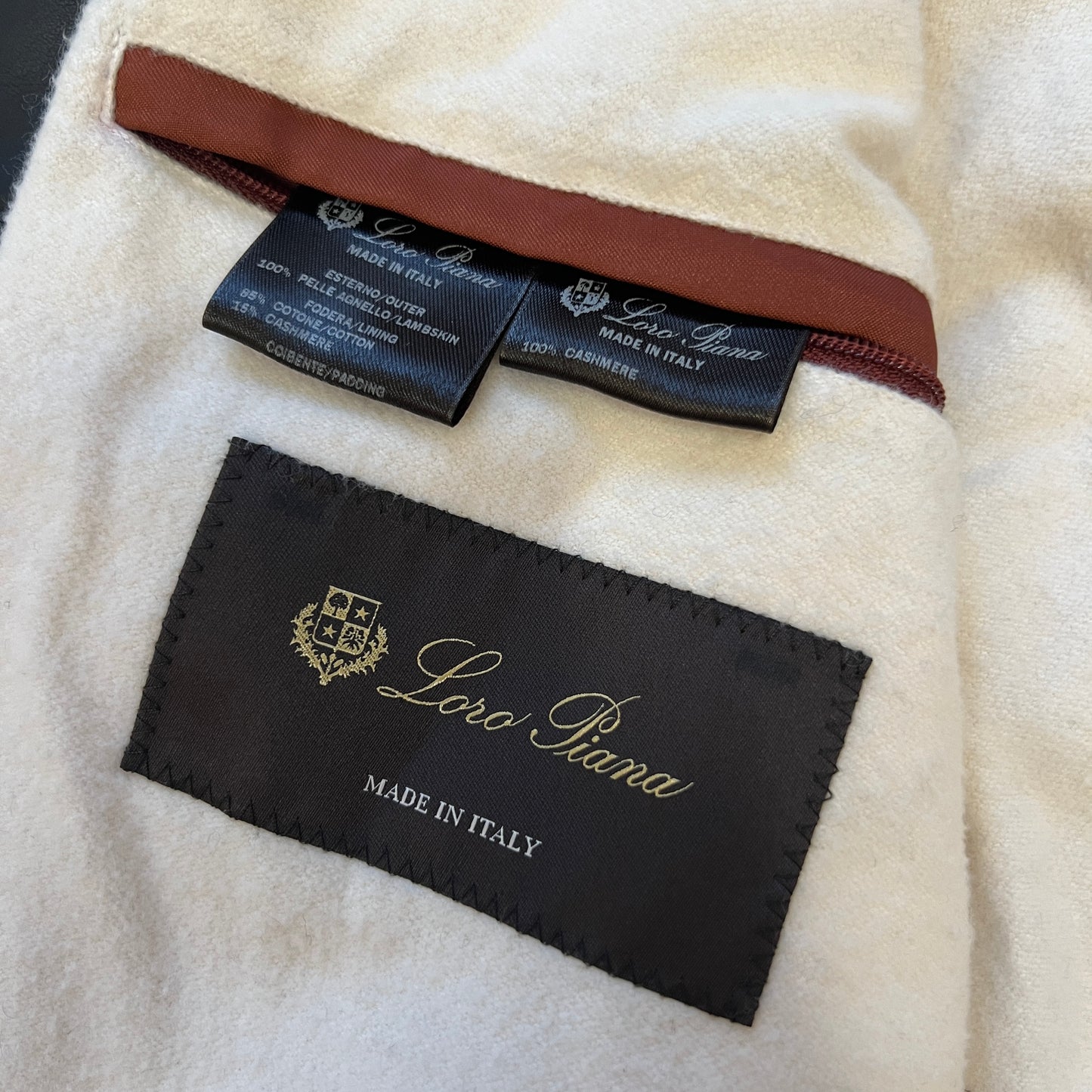 Loro Piana 2-in-1 Leather Down Jacket