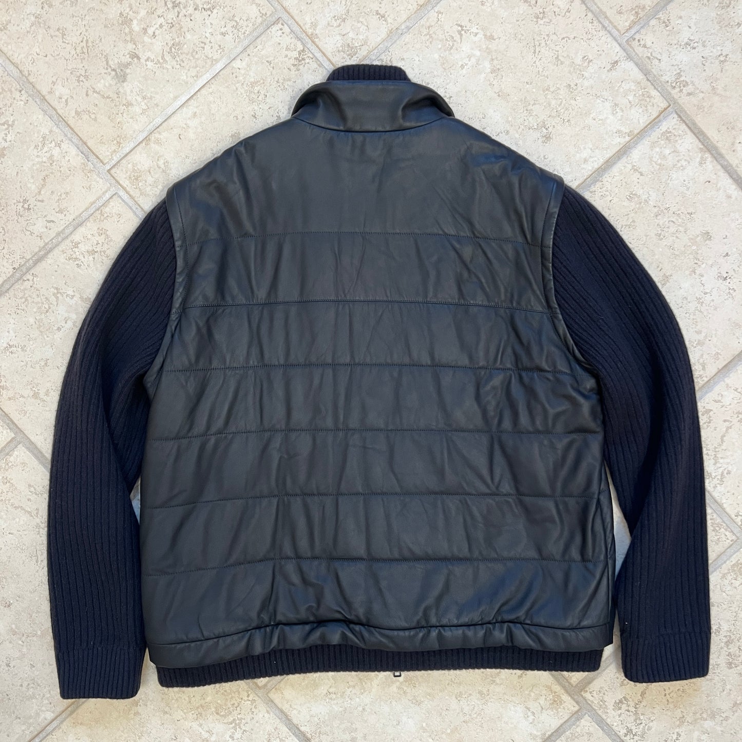 Loro Piana 2-in-1 Leather Down Jacket