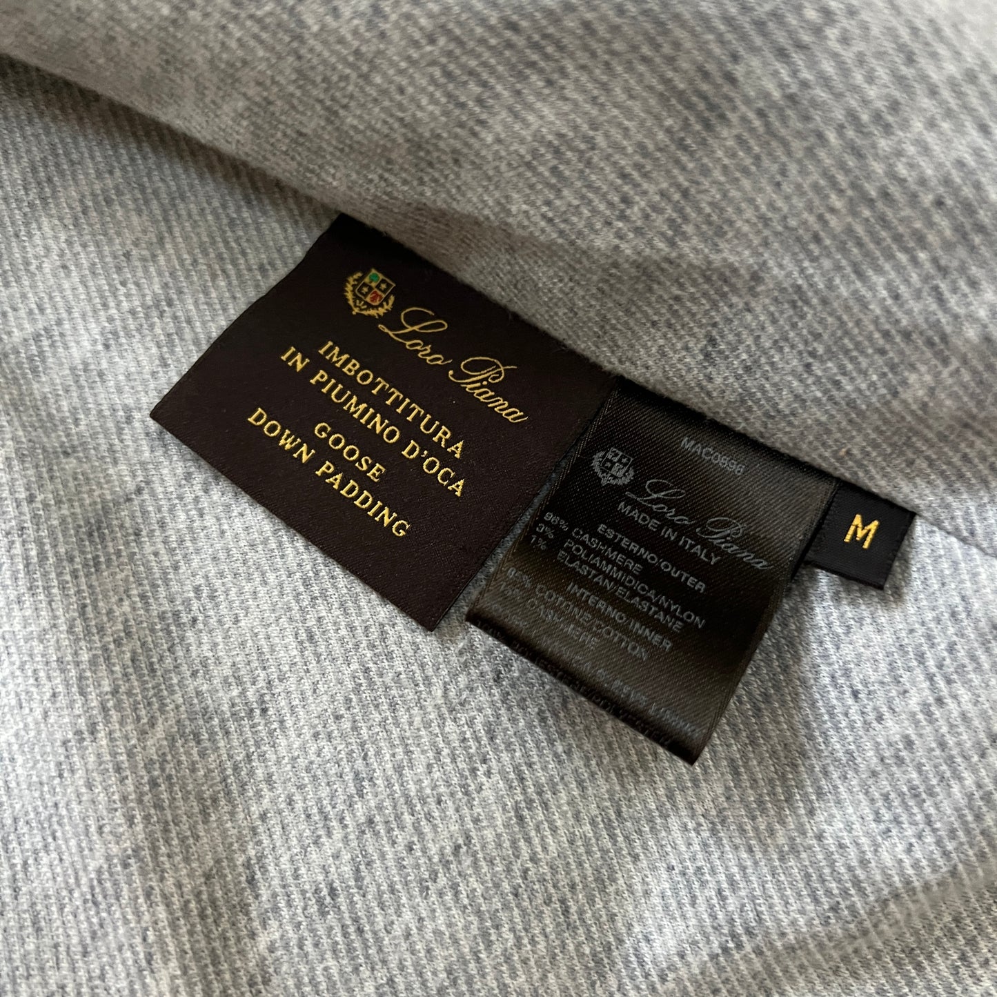 Loro Piana Cashmere Fleece Down Jacket