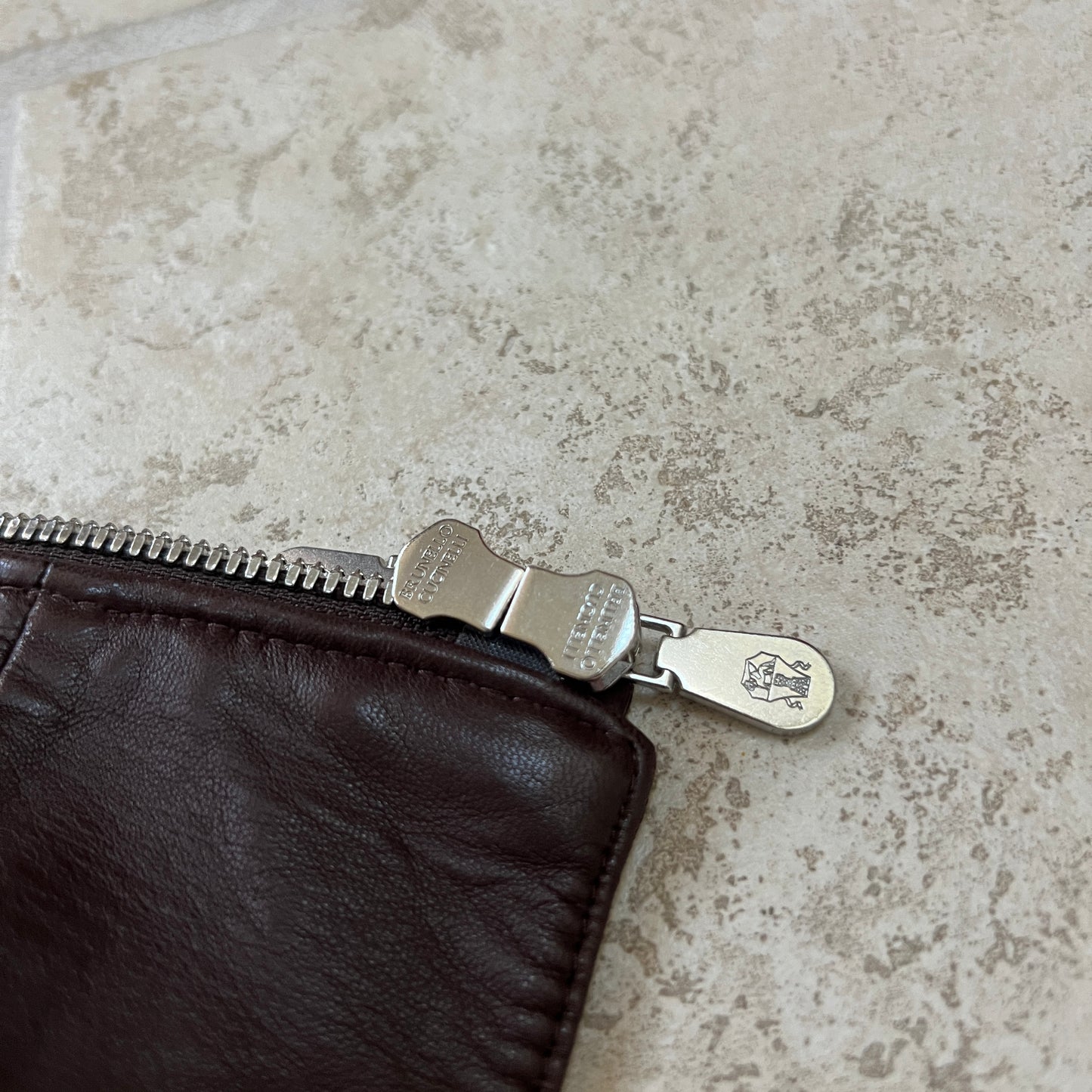 Brunello Cucinelli Leather Bomber Jacket