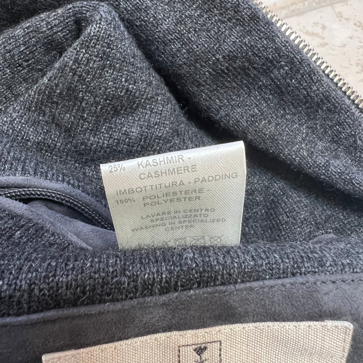 Fioroni Suede Quilted Vest