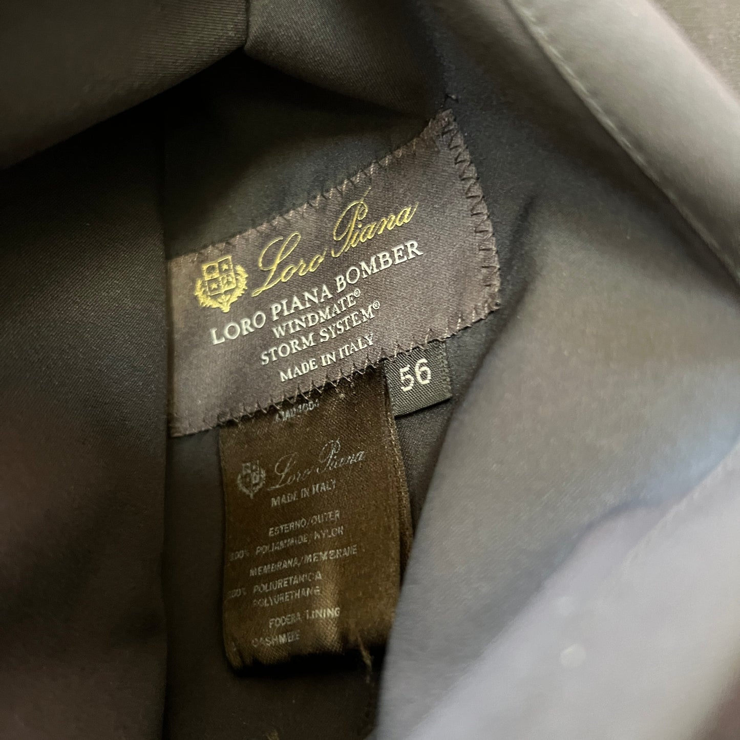 Loro Piana Cashmere Reversible Windmate Bomber