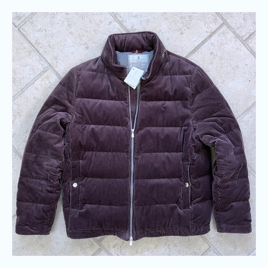 Brunello Cucinelli Corduroy Down Jacket