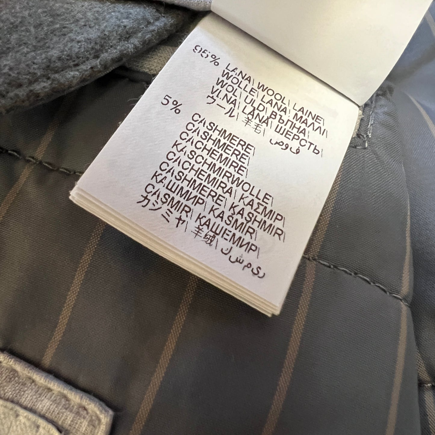 Brunello Cucinelli Shearling Wool Overcoat