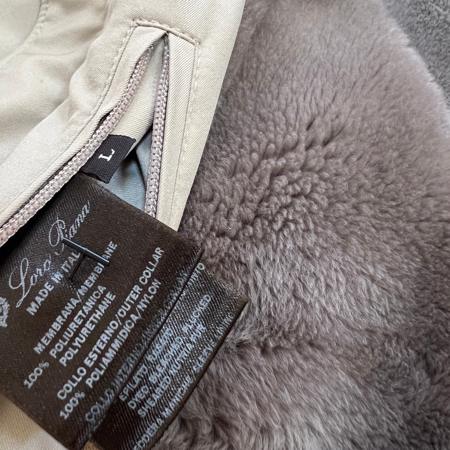 Loro Piana Castorino Fur Lined Bomber Jacket