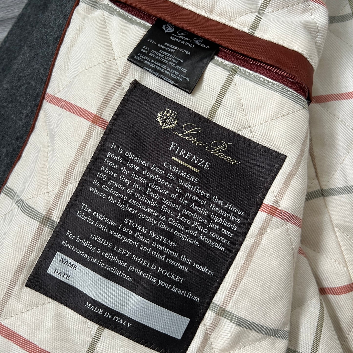 Loro Piana Cashmere Firenze Coat