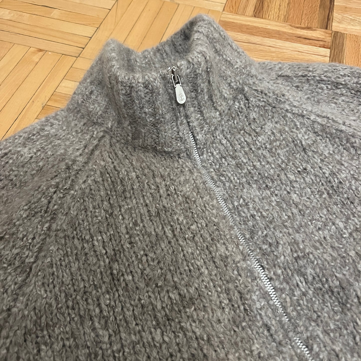 NWT Brunello Cucinelli Cashmere Blend Zip Sweater