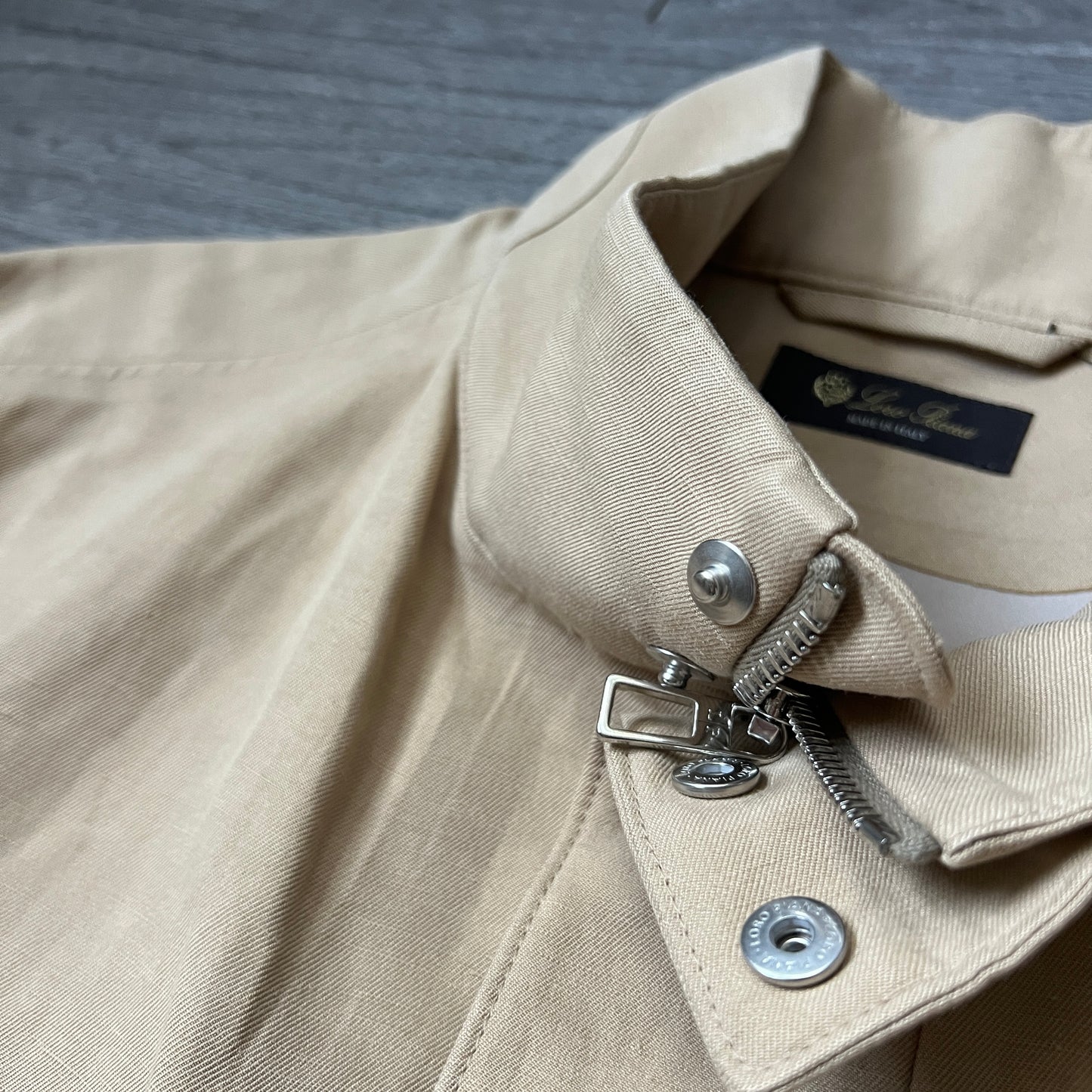 Loro Piana Linen Bomber Jacket