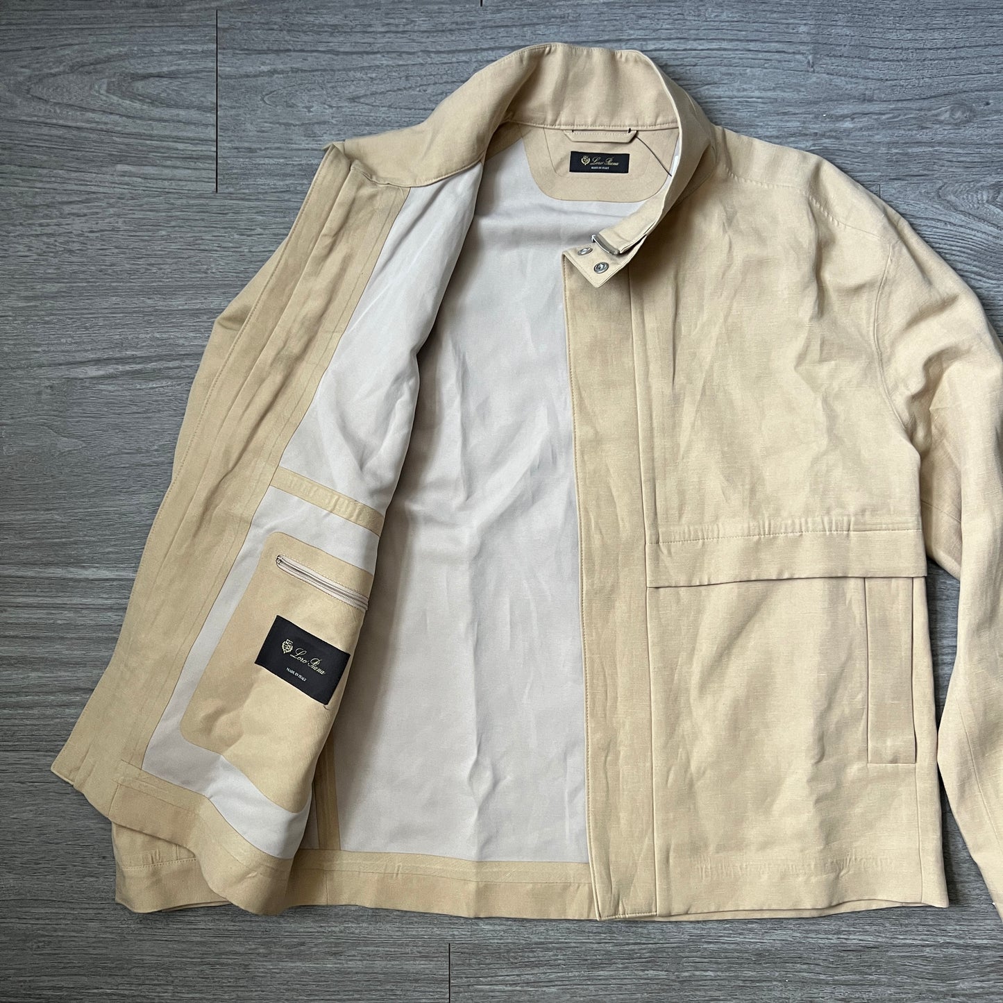 Loro Piana Linen Bomber Jacket